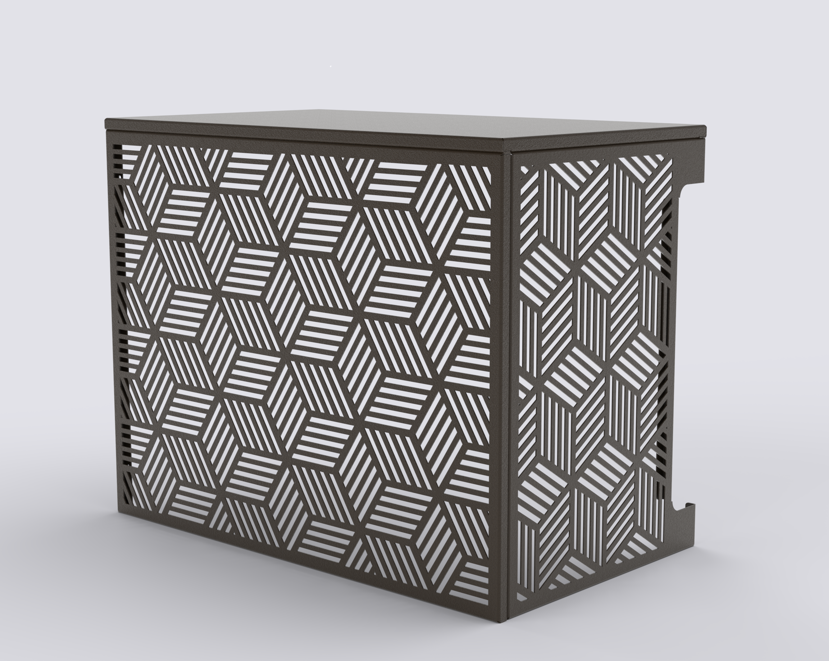 KUB - Cache-climatisation en aluminium