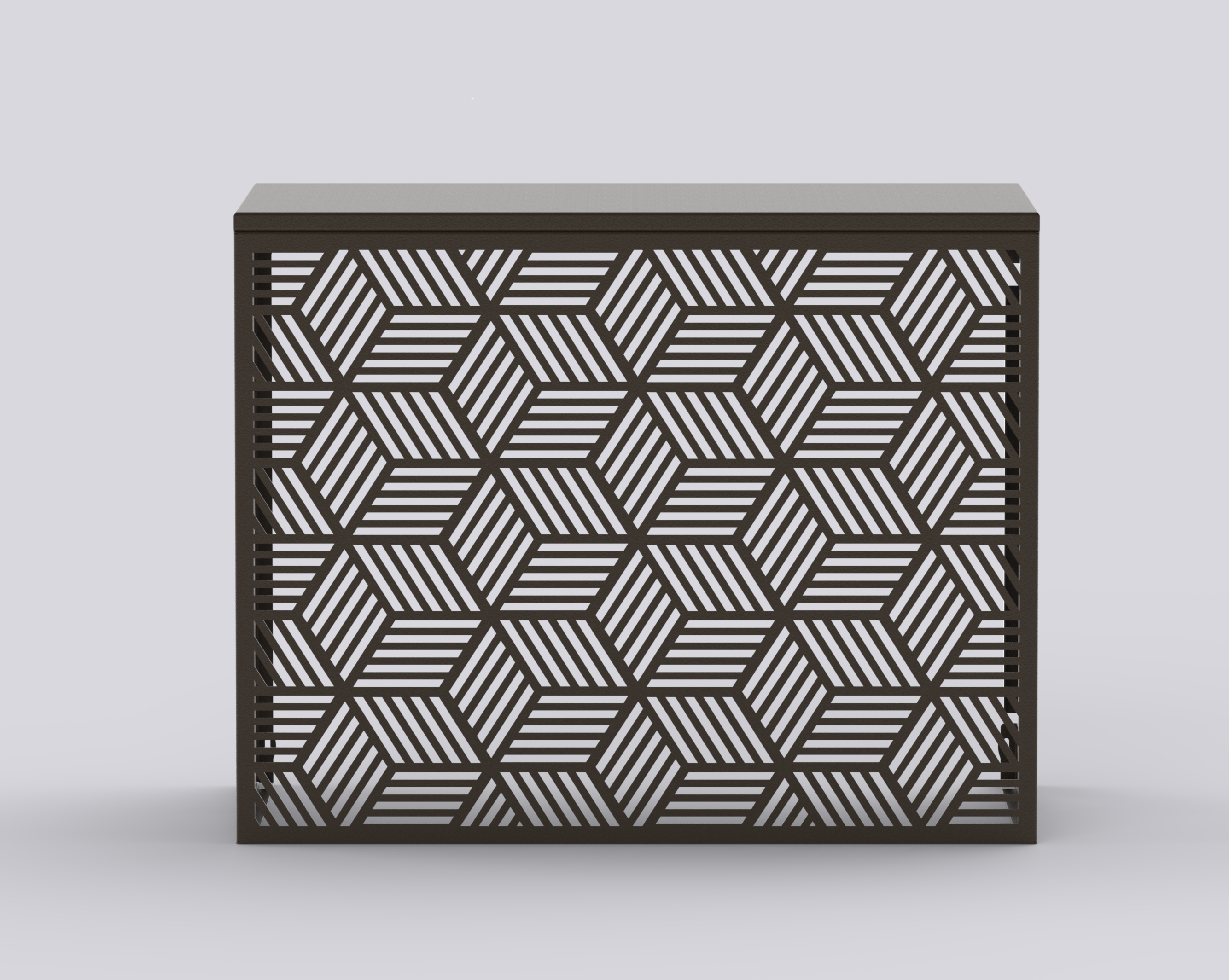 KUB - Cache-climatisation en aluminium