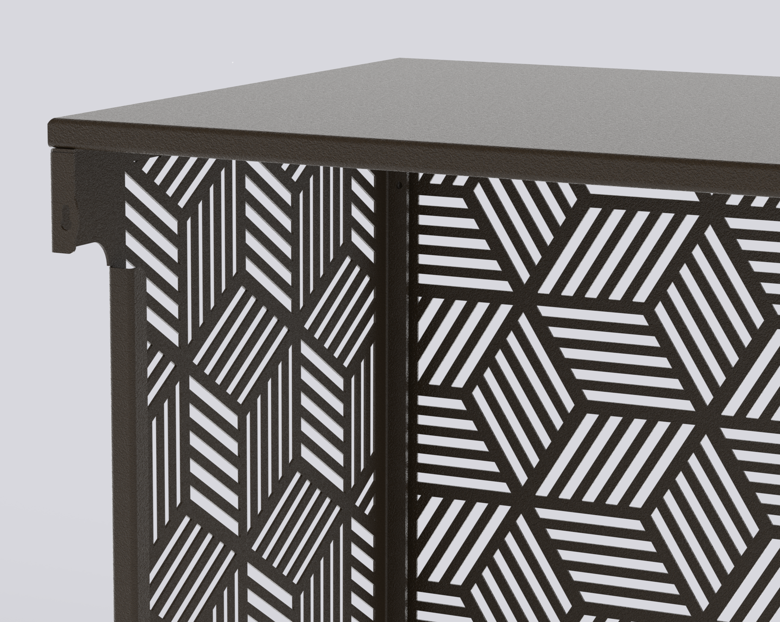 KUB - Cache-climatisation en aluminium