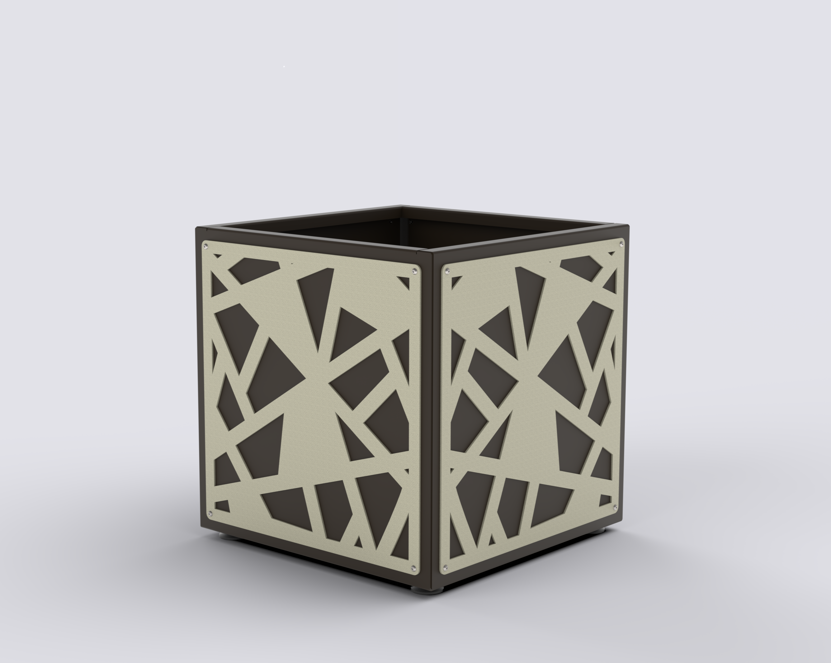 LINEA - Jardinière Prestige - carré 50x50x50cm
