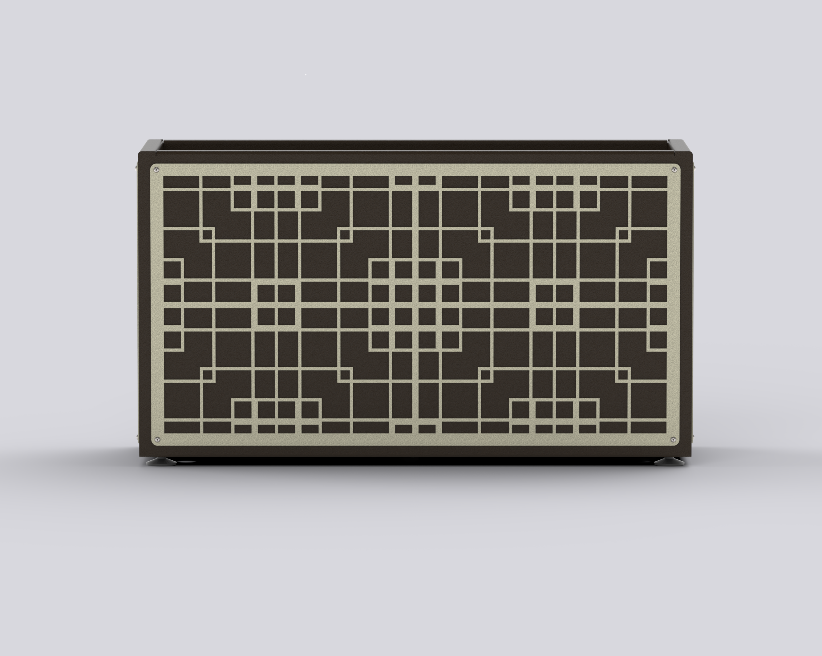 HORIZON - Jardinière Prestige - rectangle fin 75x90x30cm