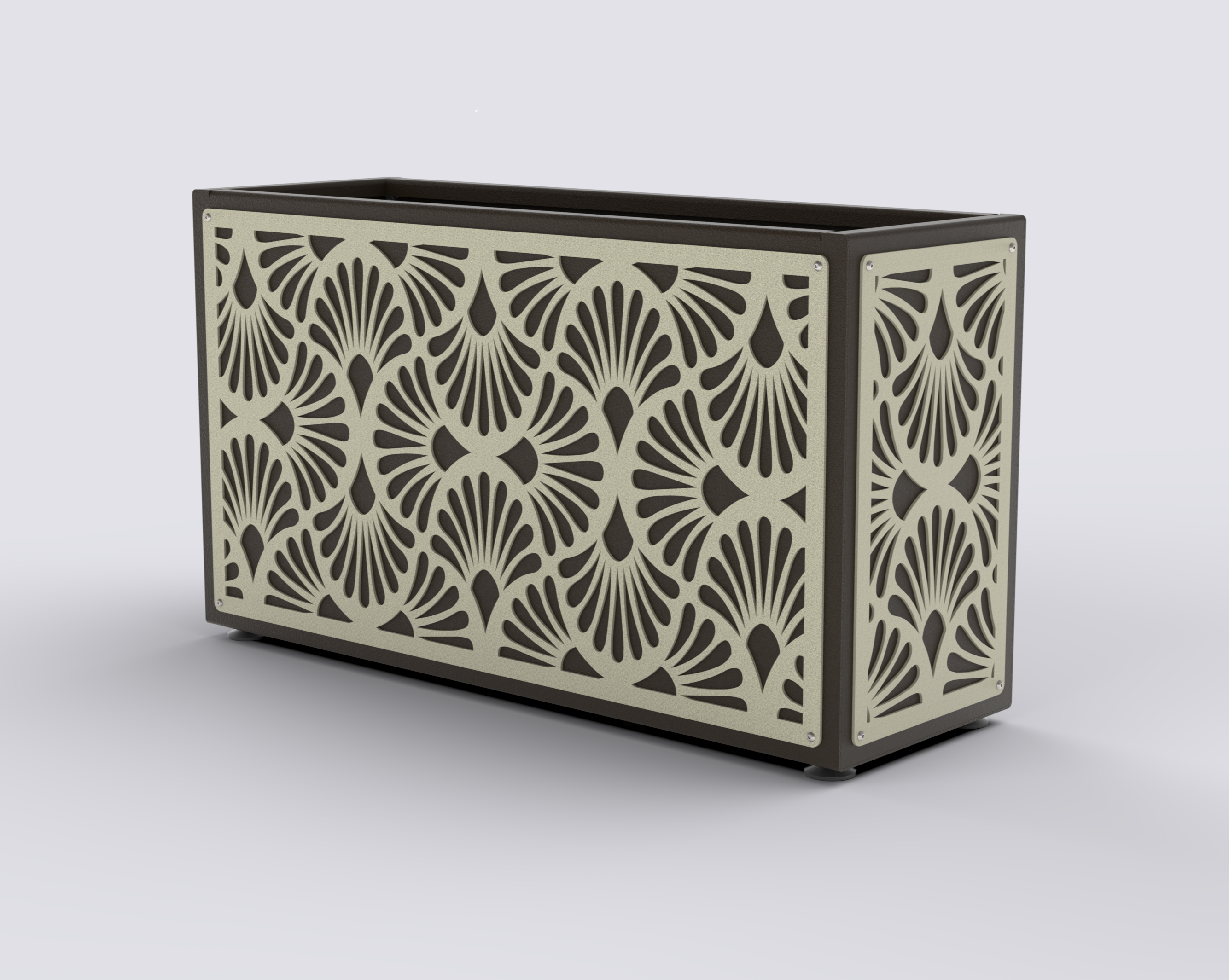 BLOOM - Jardinière Prestige - rectangle fin 75x90x30cm