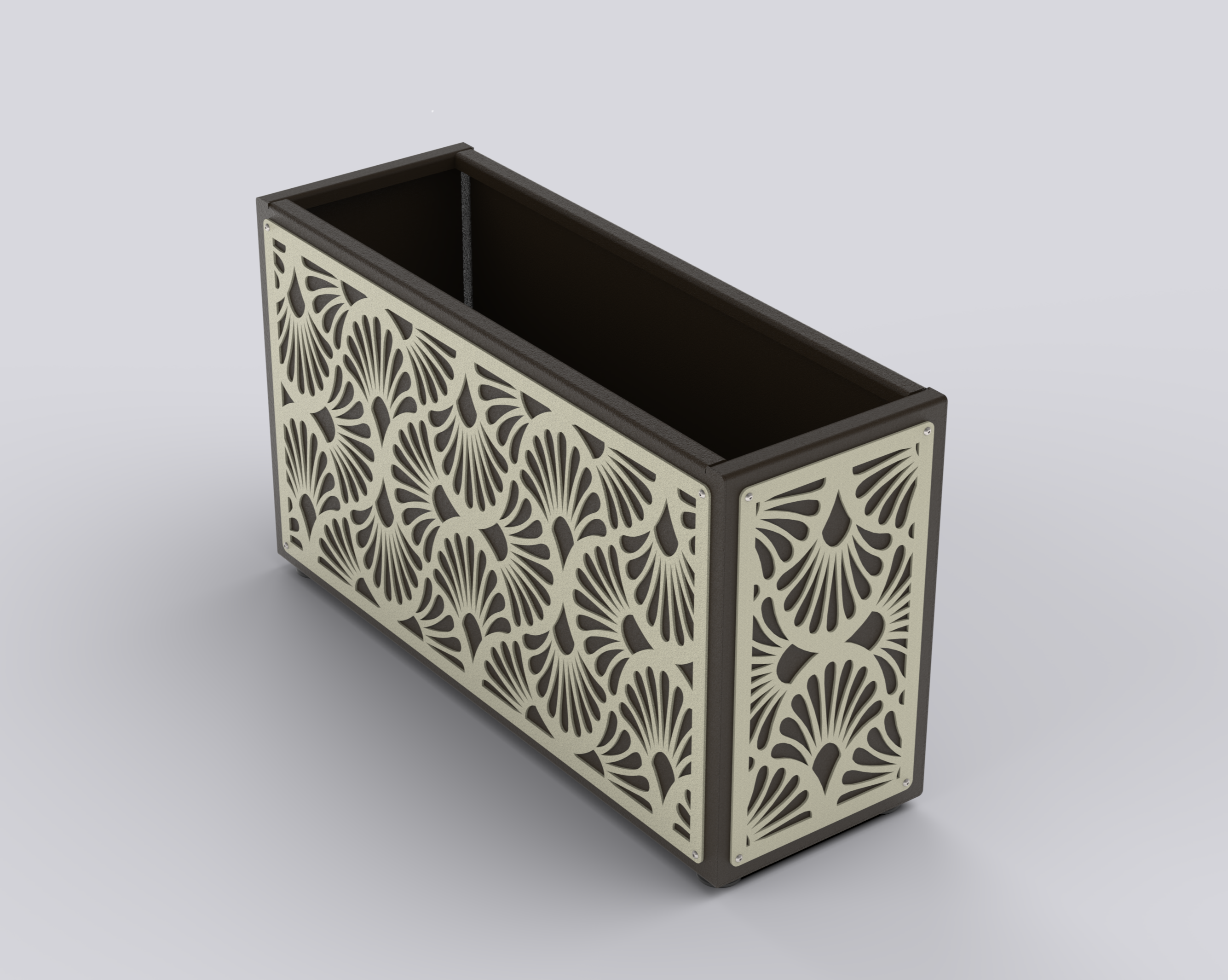 BLOOM - Jardinière Prestige - rectangle fin 75x90x30cm