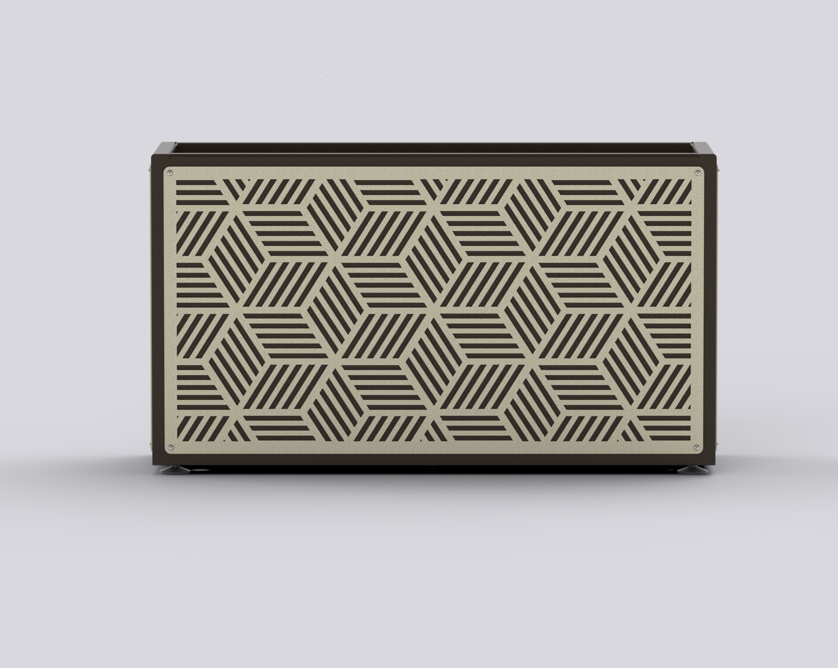 KUB - Jardinière Prestige - rectangle fin 50x90x30cm