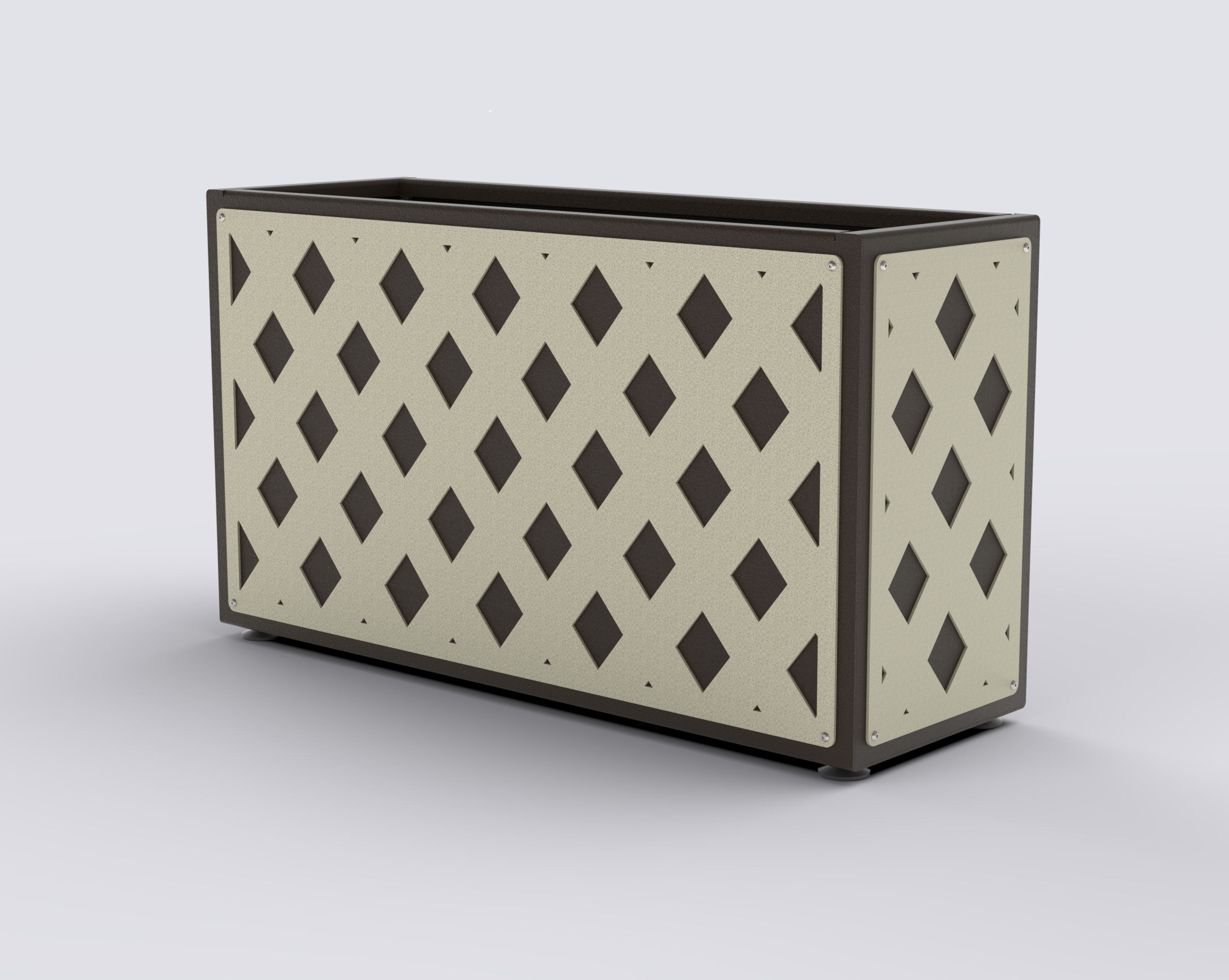 PRISM - Jardinière Prestige - rectangle fin 75x90x30cm