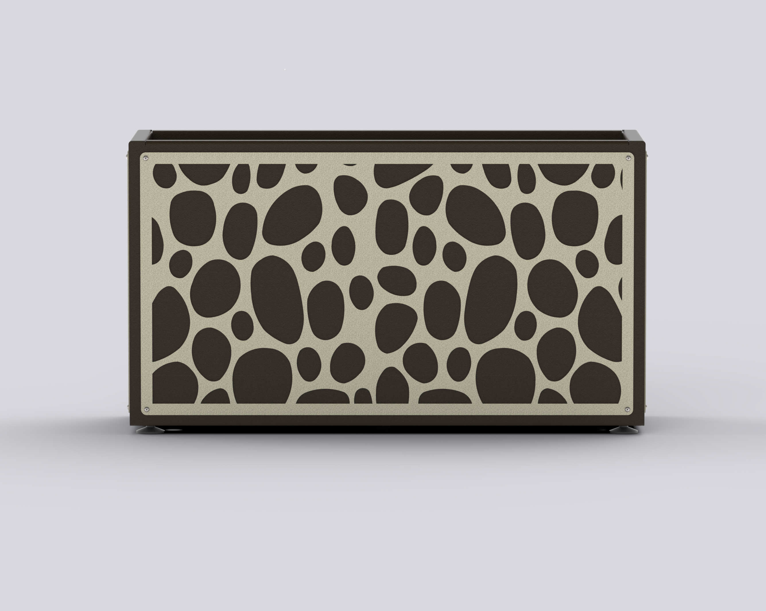 RIVIERA - Jardinière Prestige - rectangle fin 75x90x30cm