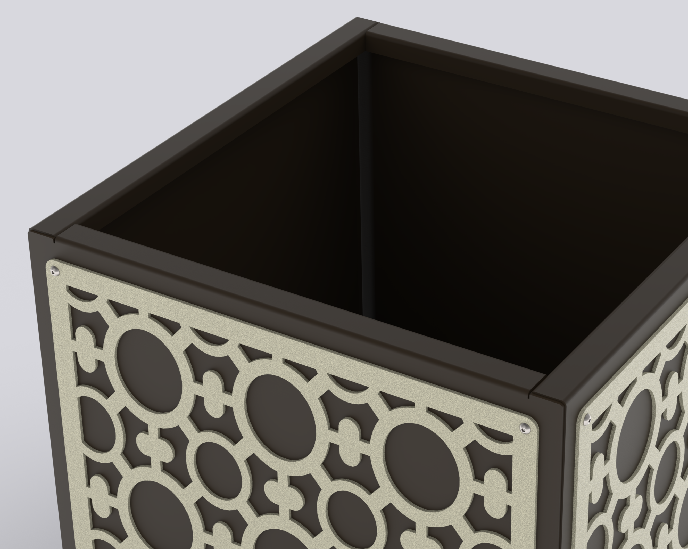 EDEN - Jardinière Prestige - carré 40x40x40cm