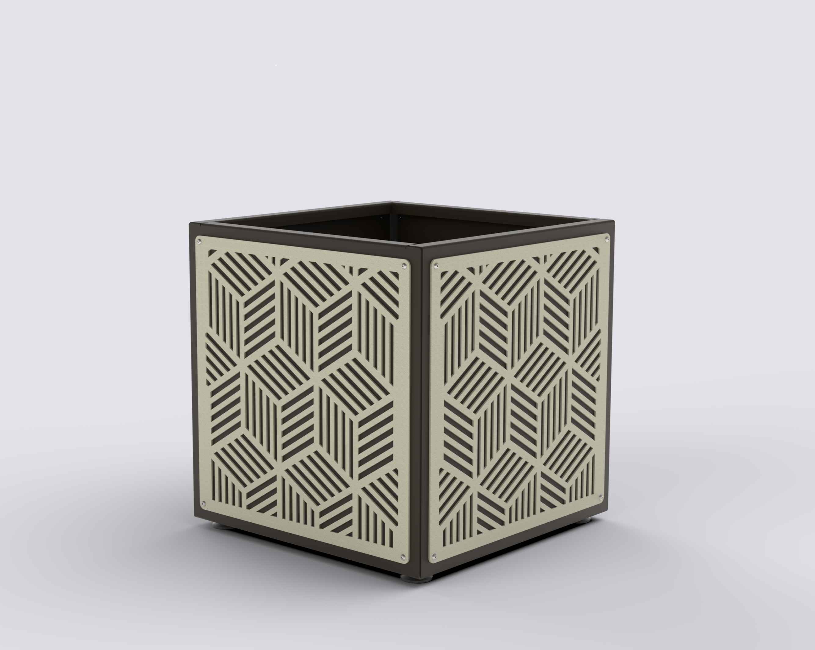 KUB - Jardinière Prestige - carré 30x30x30cm