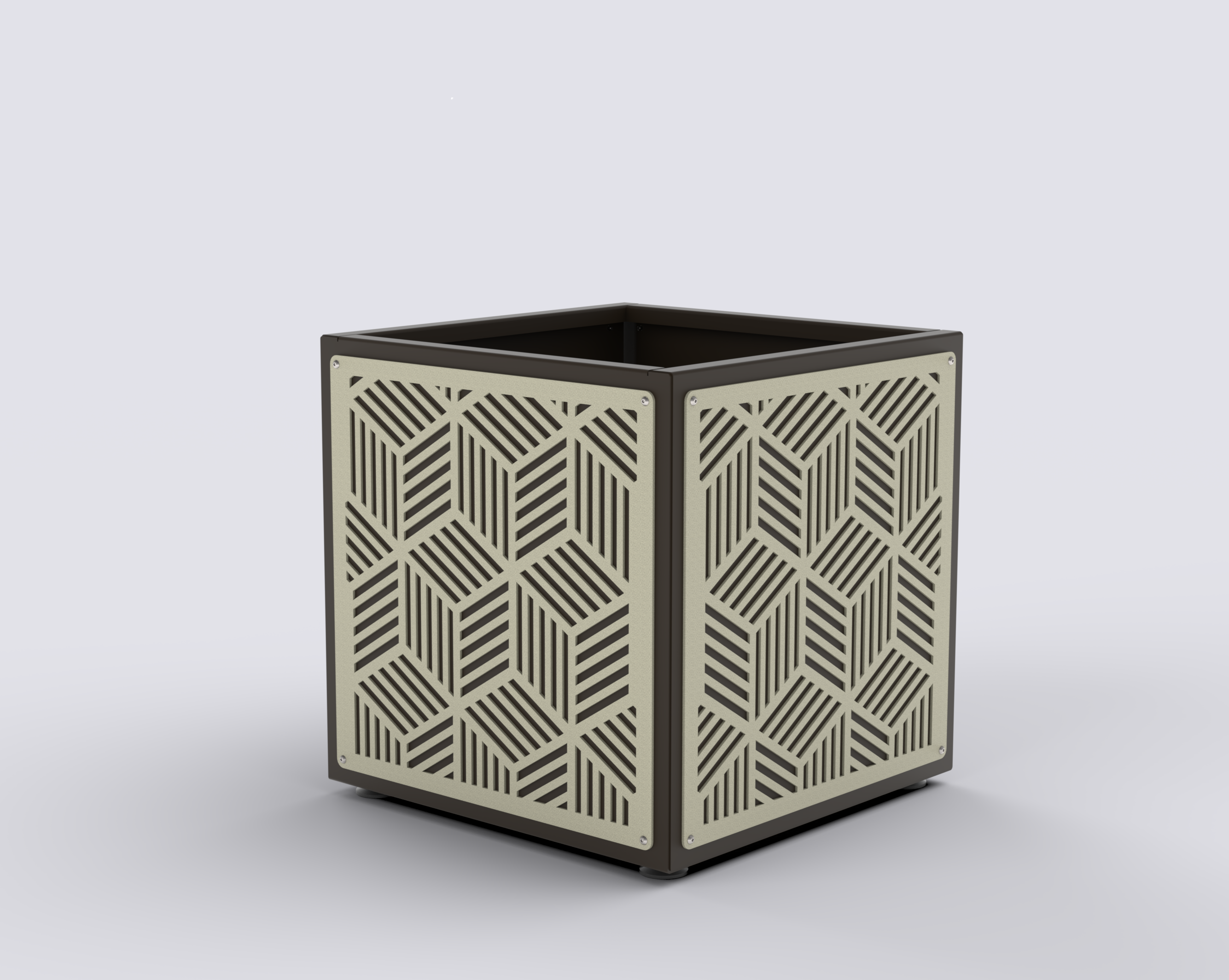 KUB - Jardinière Prestige - carré 40x40x40cm