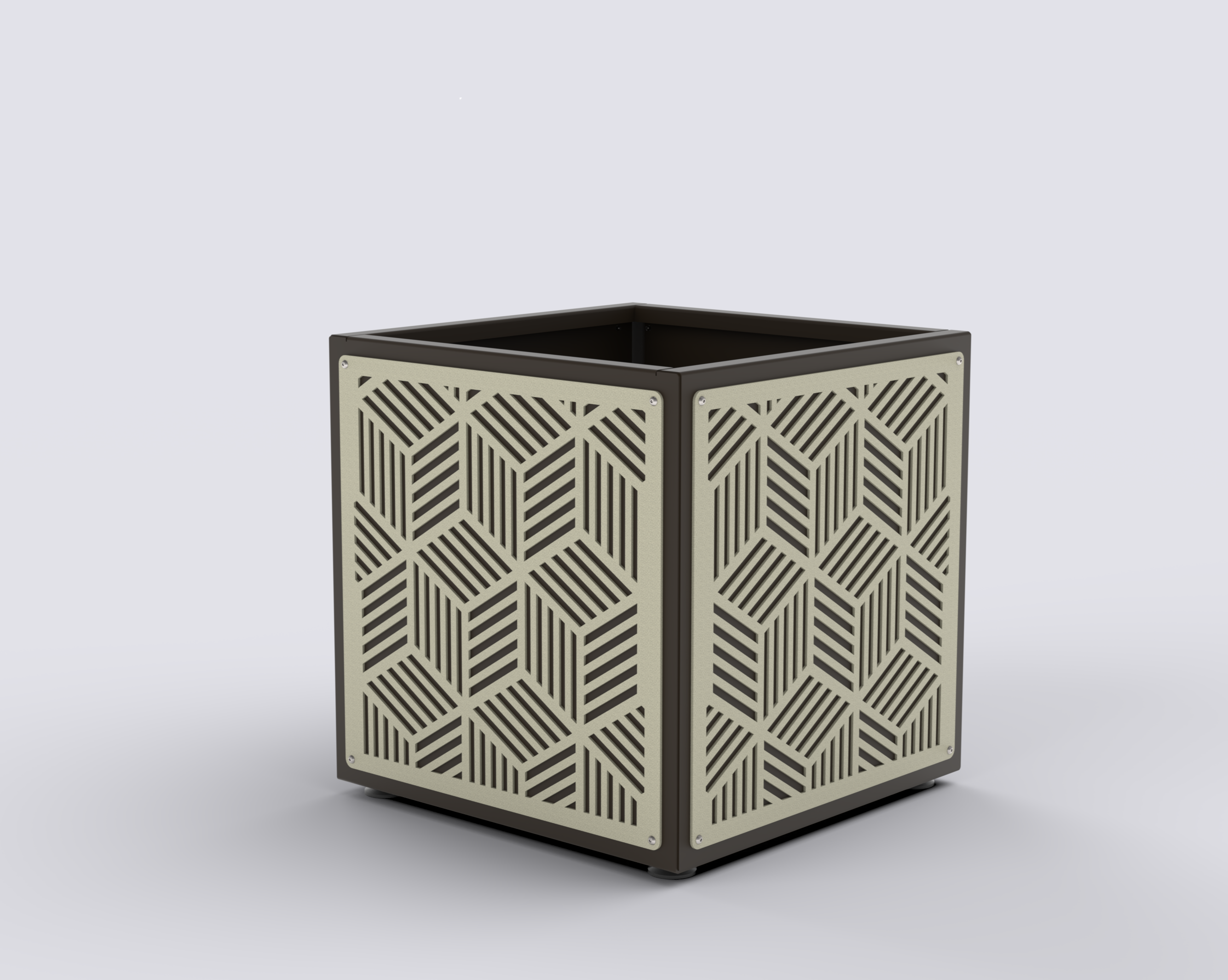 KUB - Jardinière Prestige - carré 50x50x50cm
