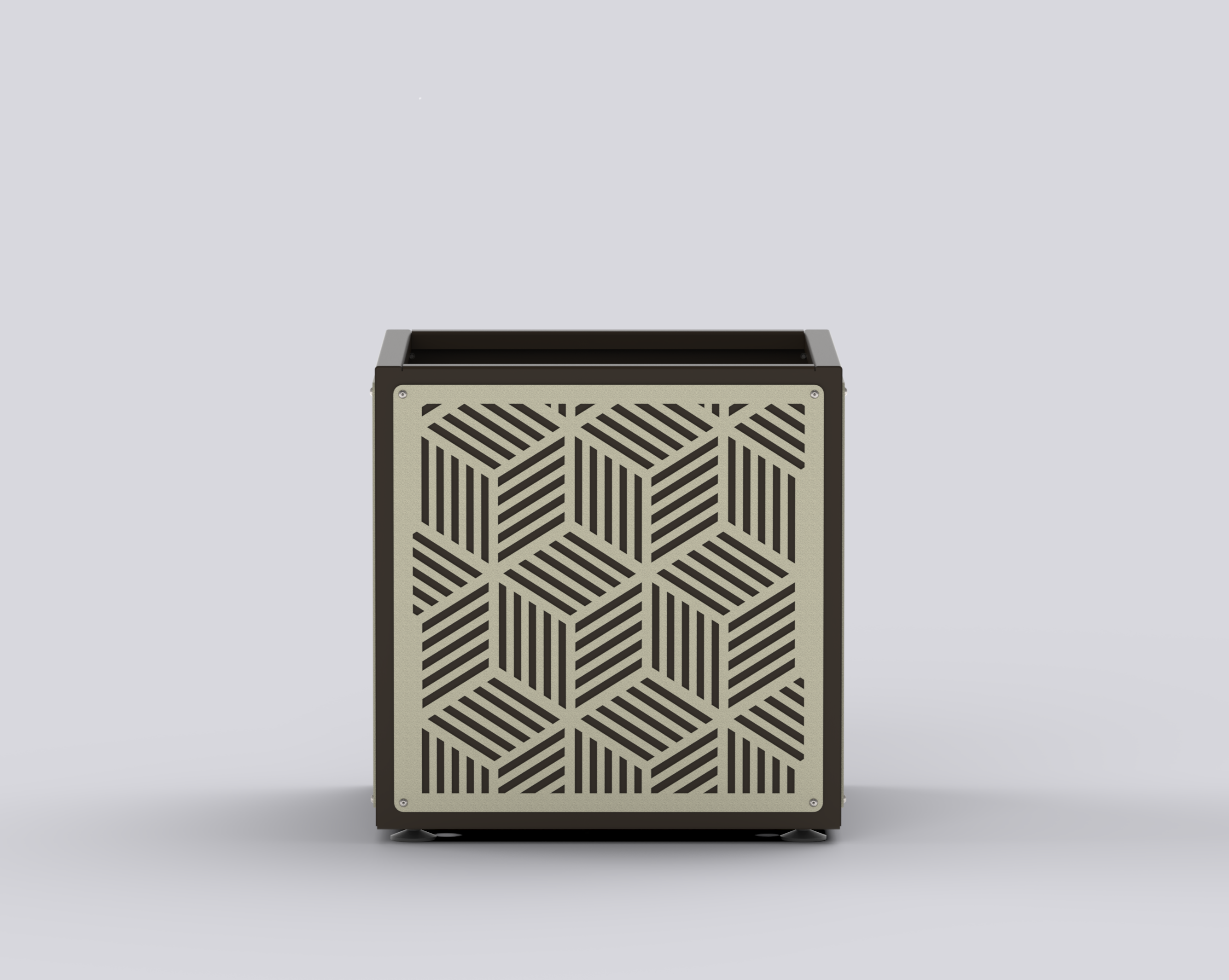 KUB - Jardinière Prestige - carré 50x50x50cm