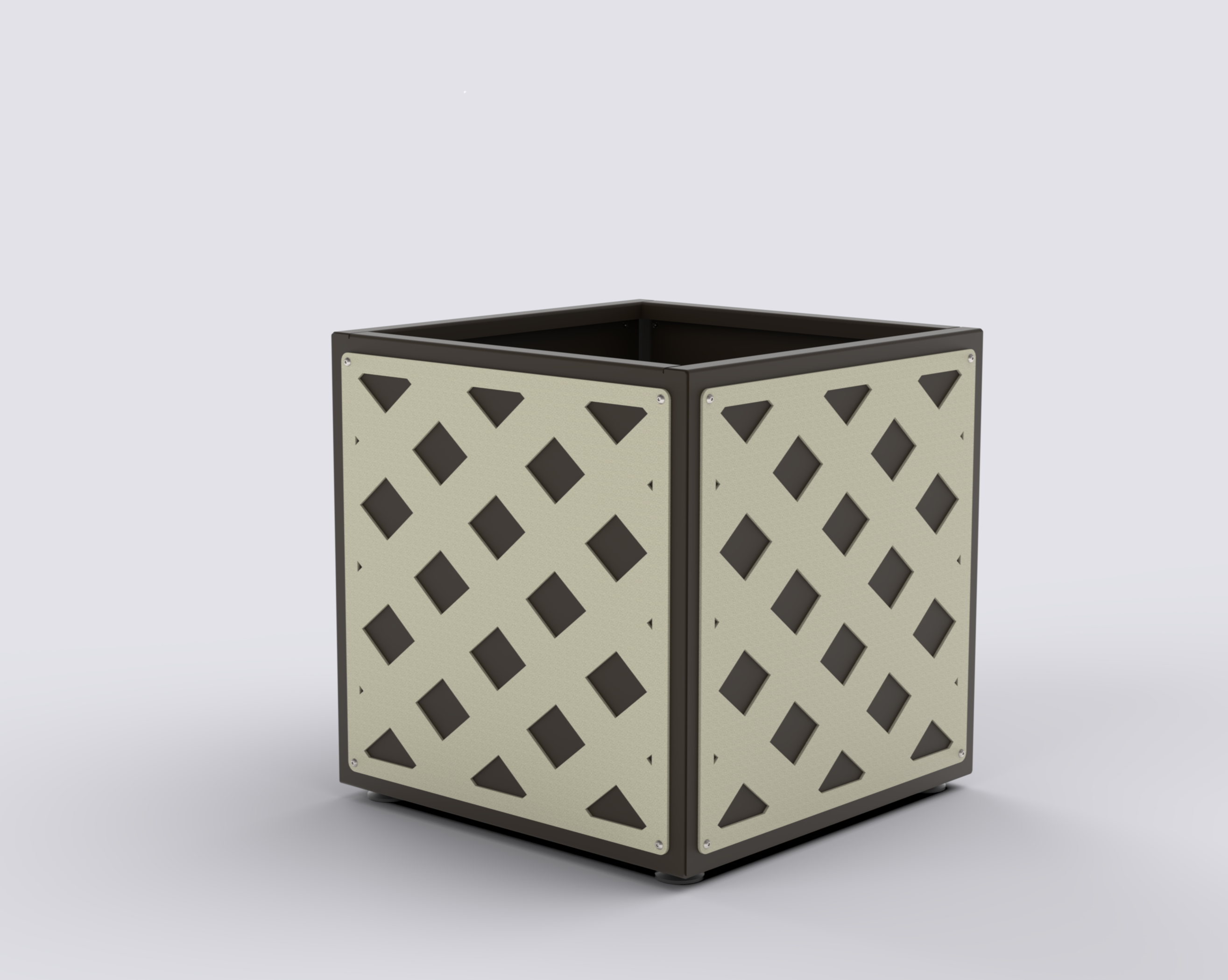 PRISM - Jardinière Prestige - carré 50x50x50cm