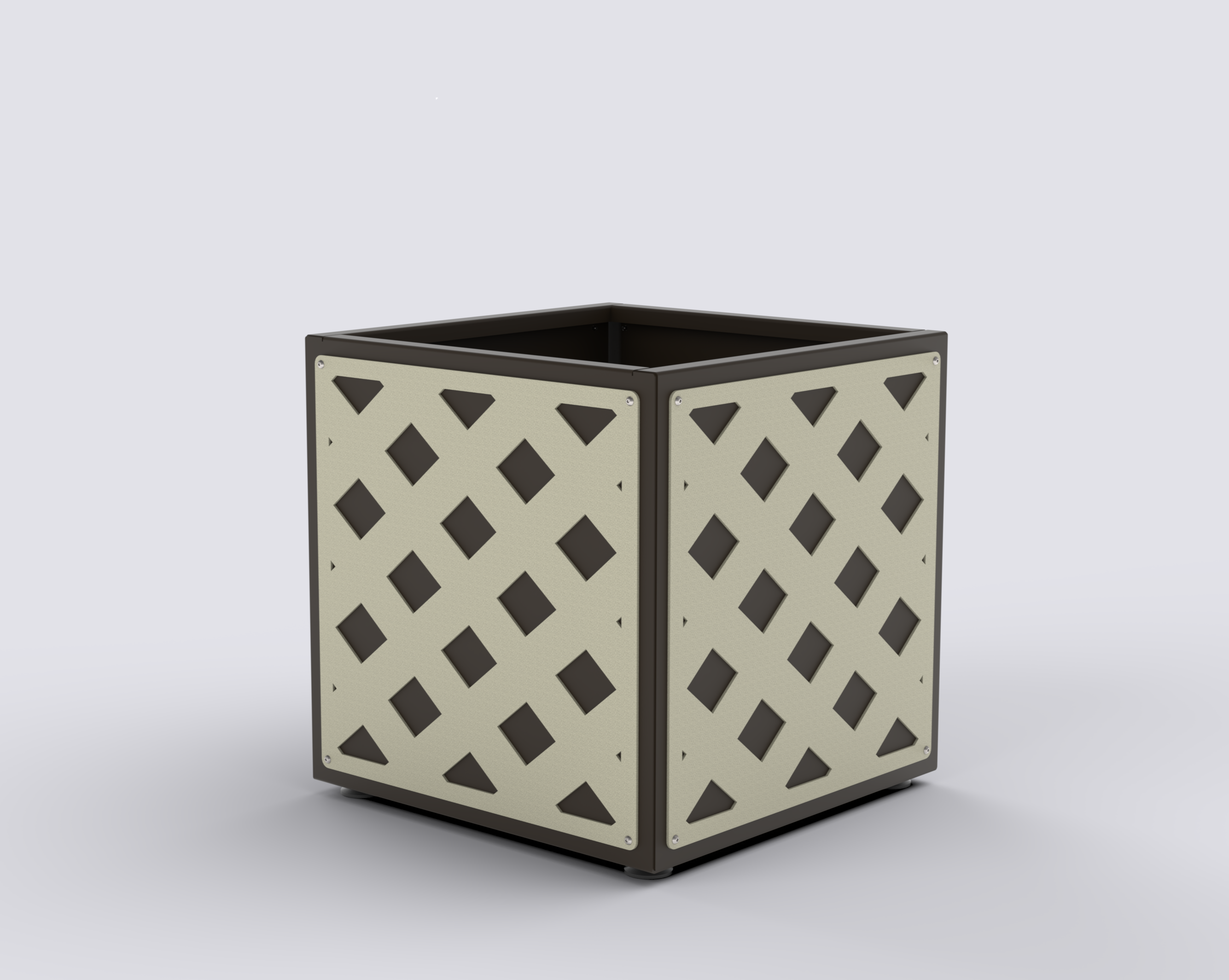 PRISM - Jardinière Prestige - carré 60x60x60cm