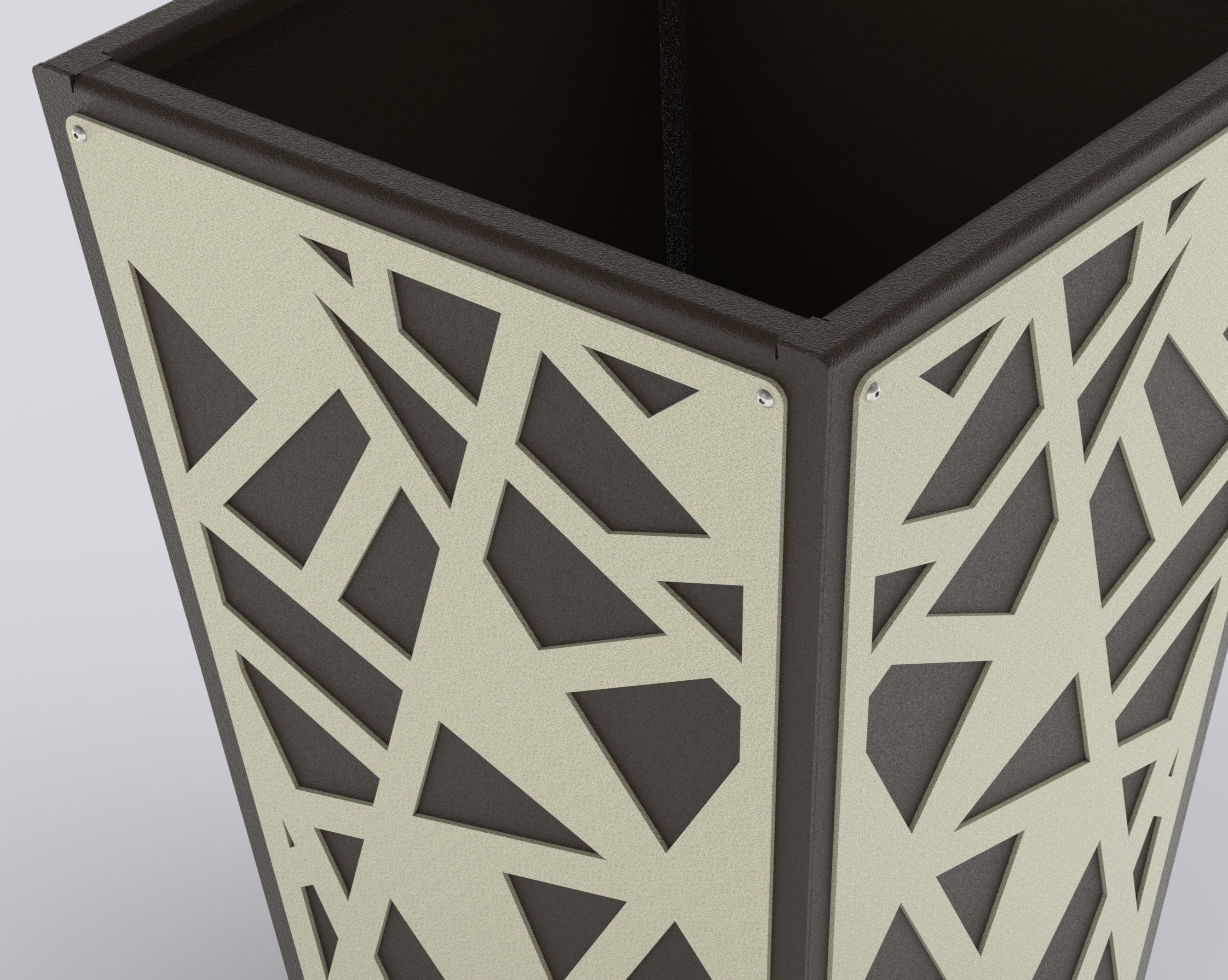 LINEA - Jardinière Prestige - évasé 80x50x50cm