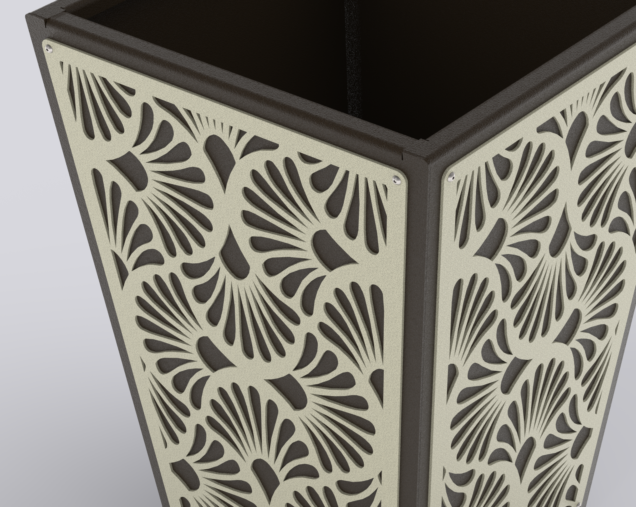 BLOOM - Jardinière Prestige - évasé 100x60x60cm
