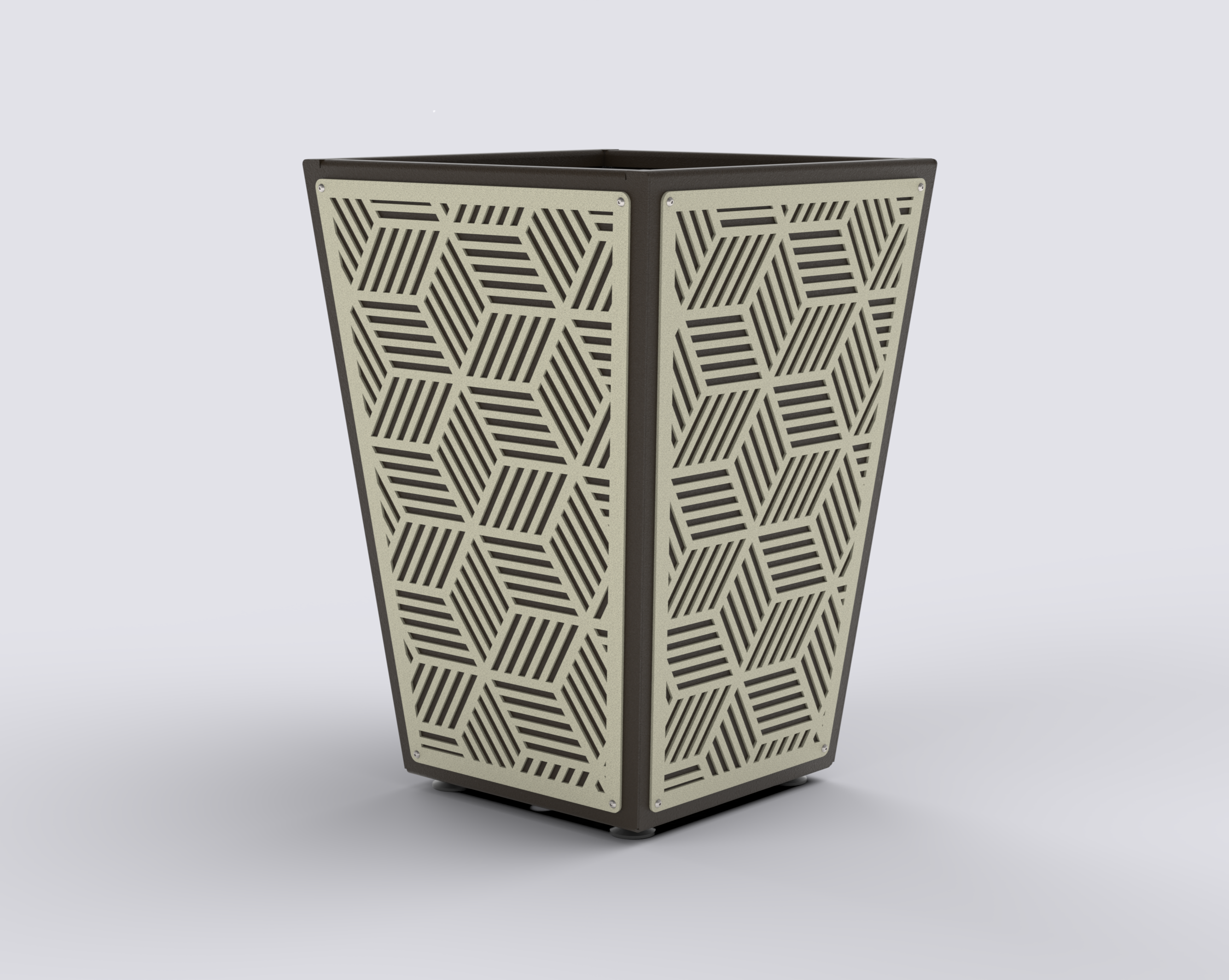 KUB - Jardinière Prestige - évasé 100x60x60cm