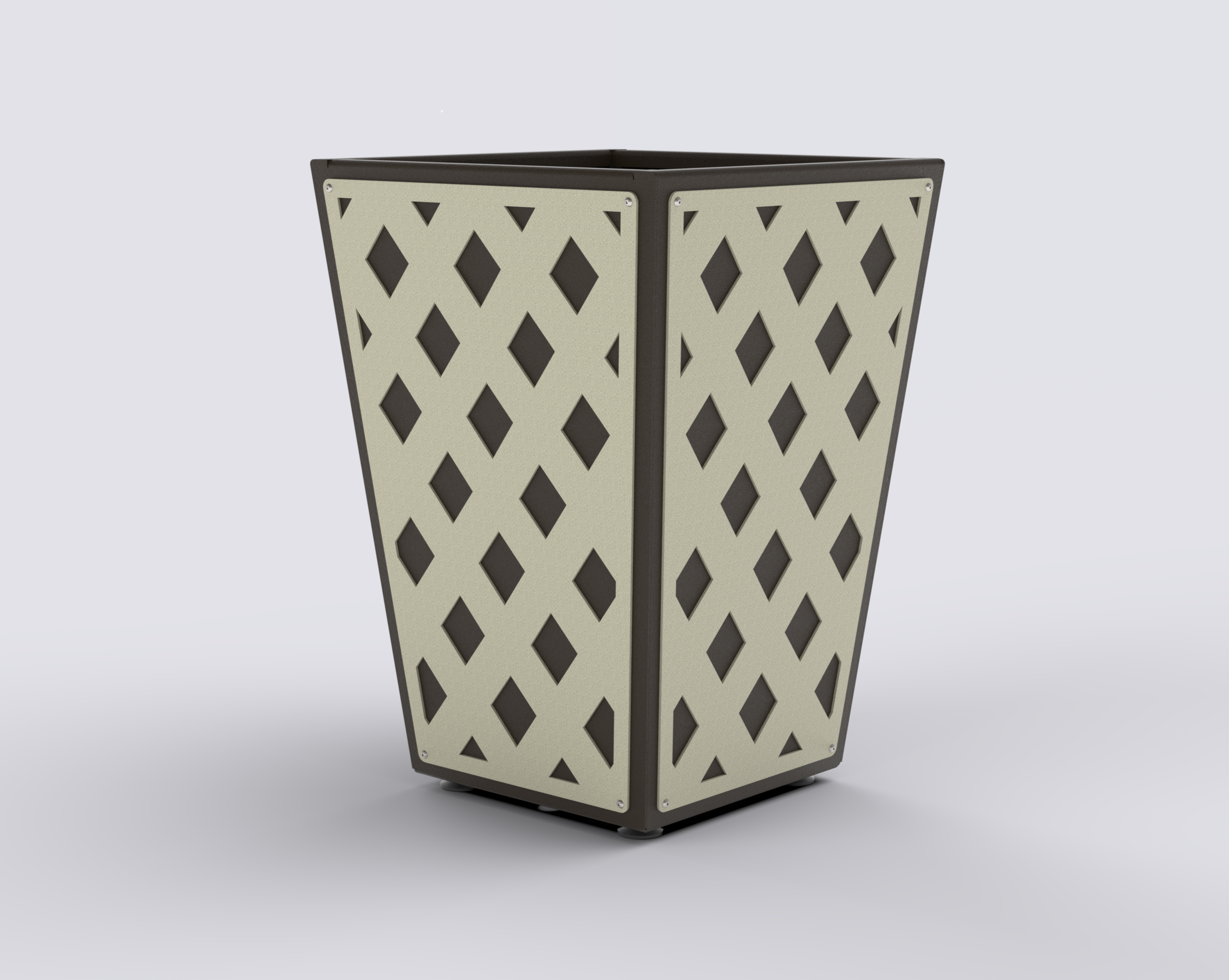 PRISM - Jardinière Prestige - évasé 60x40x40cm