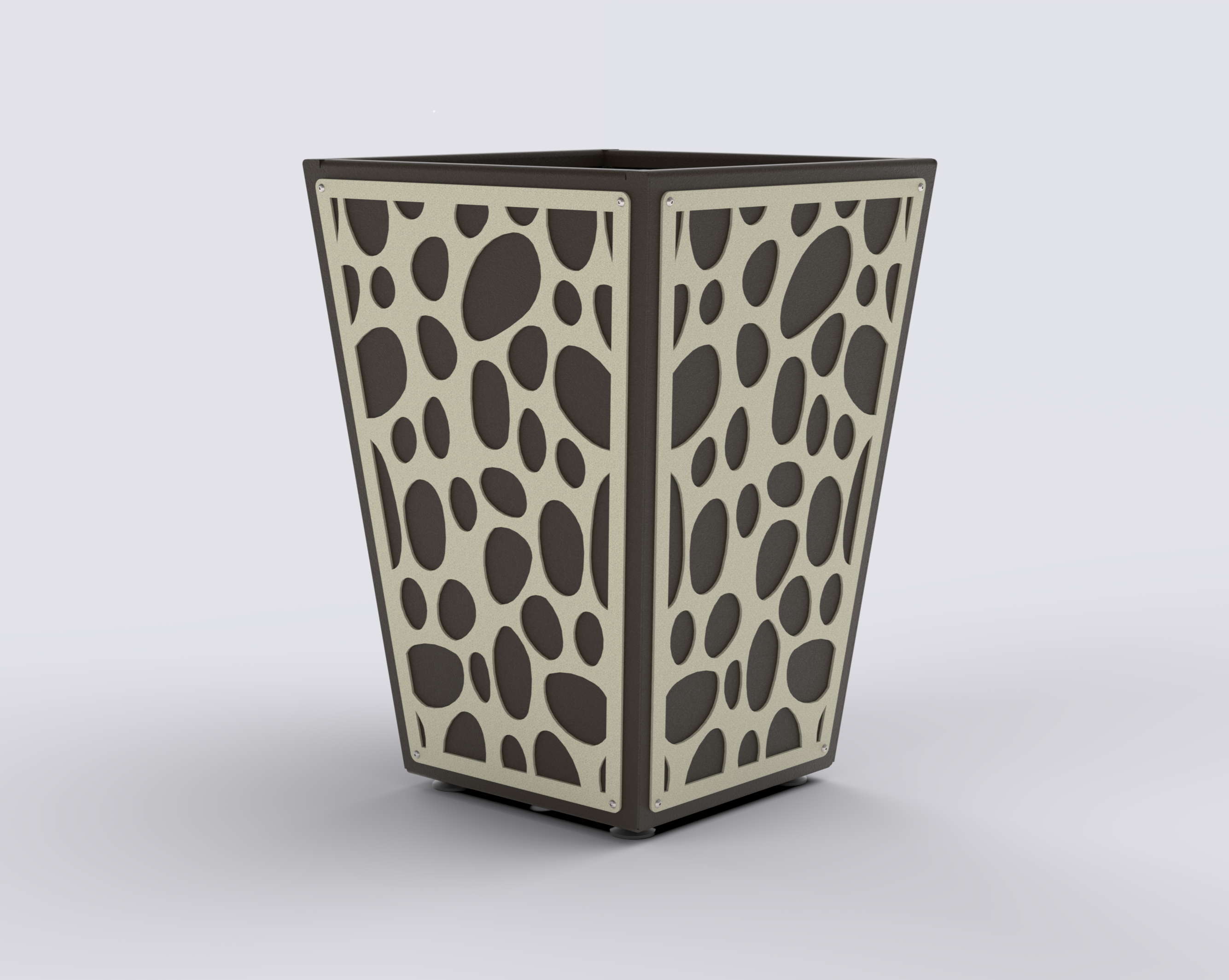RIVIERA - Jardinière Prestige - évasé 80x50x50cm