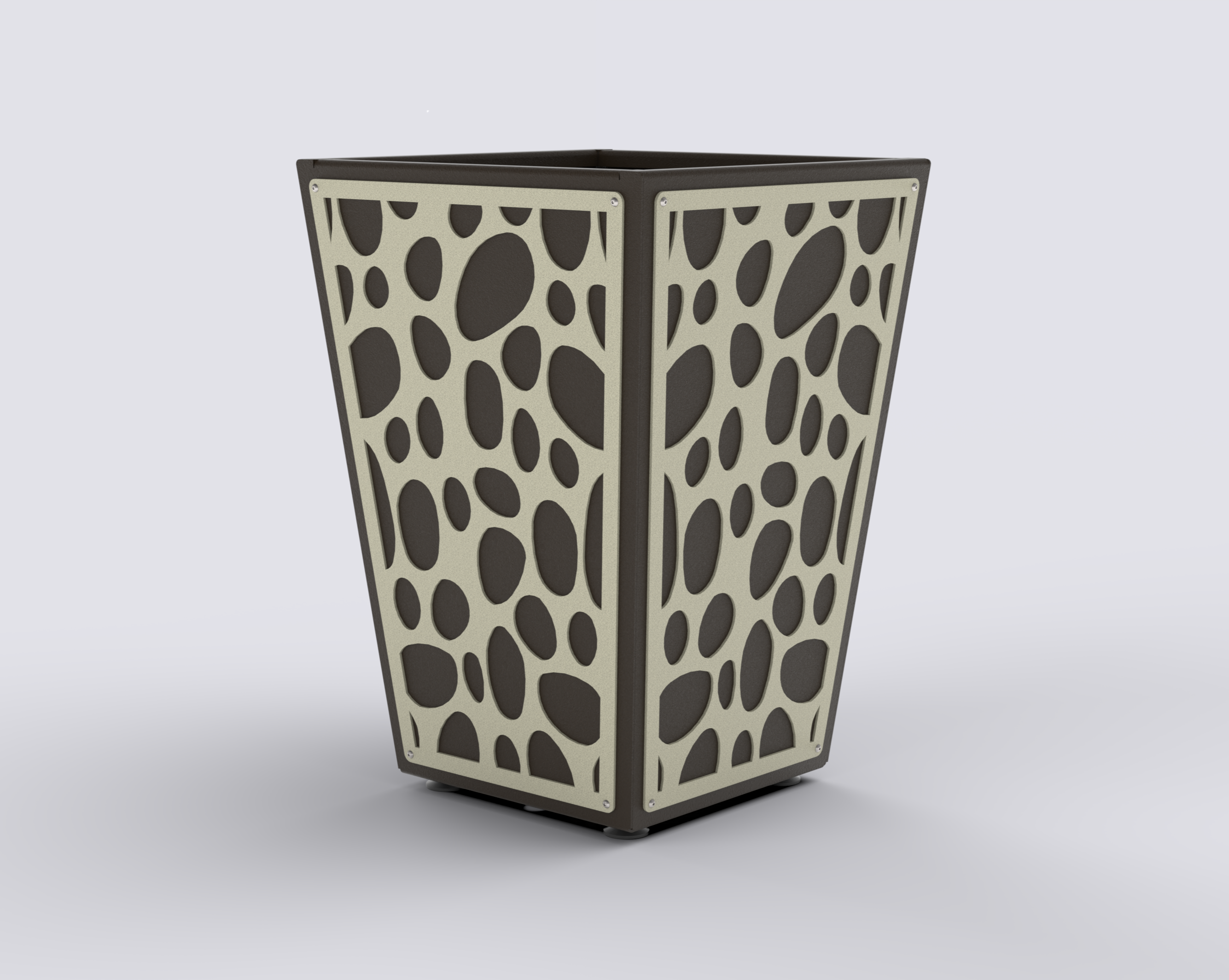 RIVIERA - Jardinière Prestige - évasé 60x40x40cm