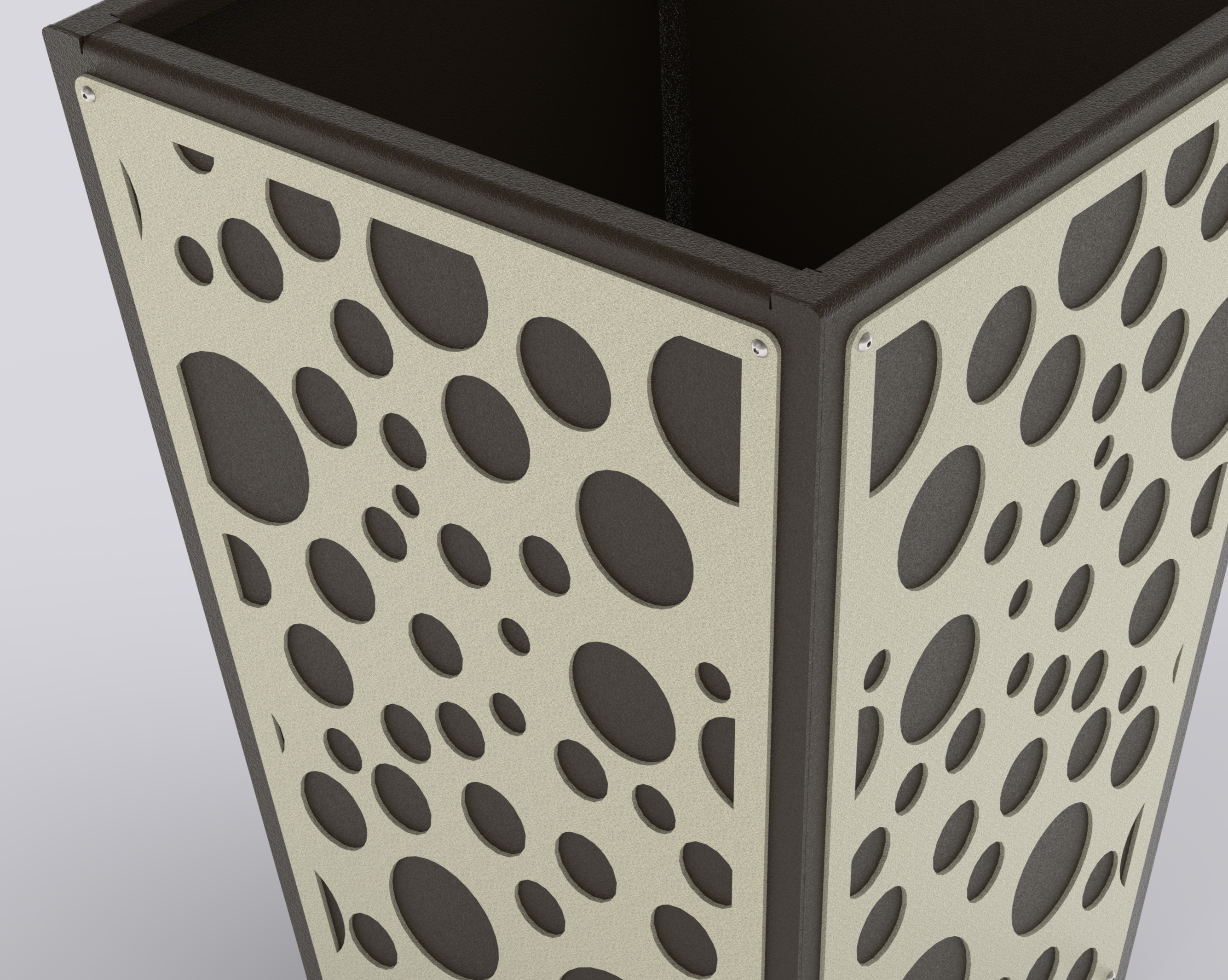 ECLIPSE - Jardinière Prestige - évasé 100x60x60cm