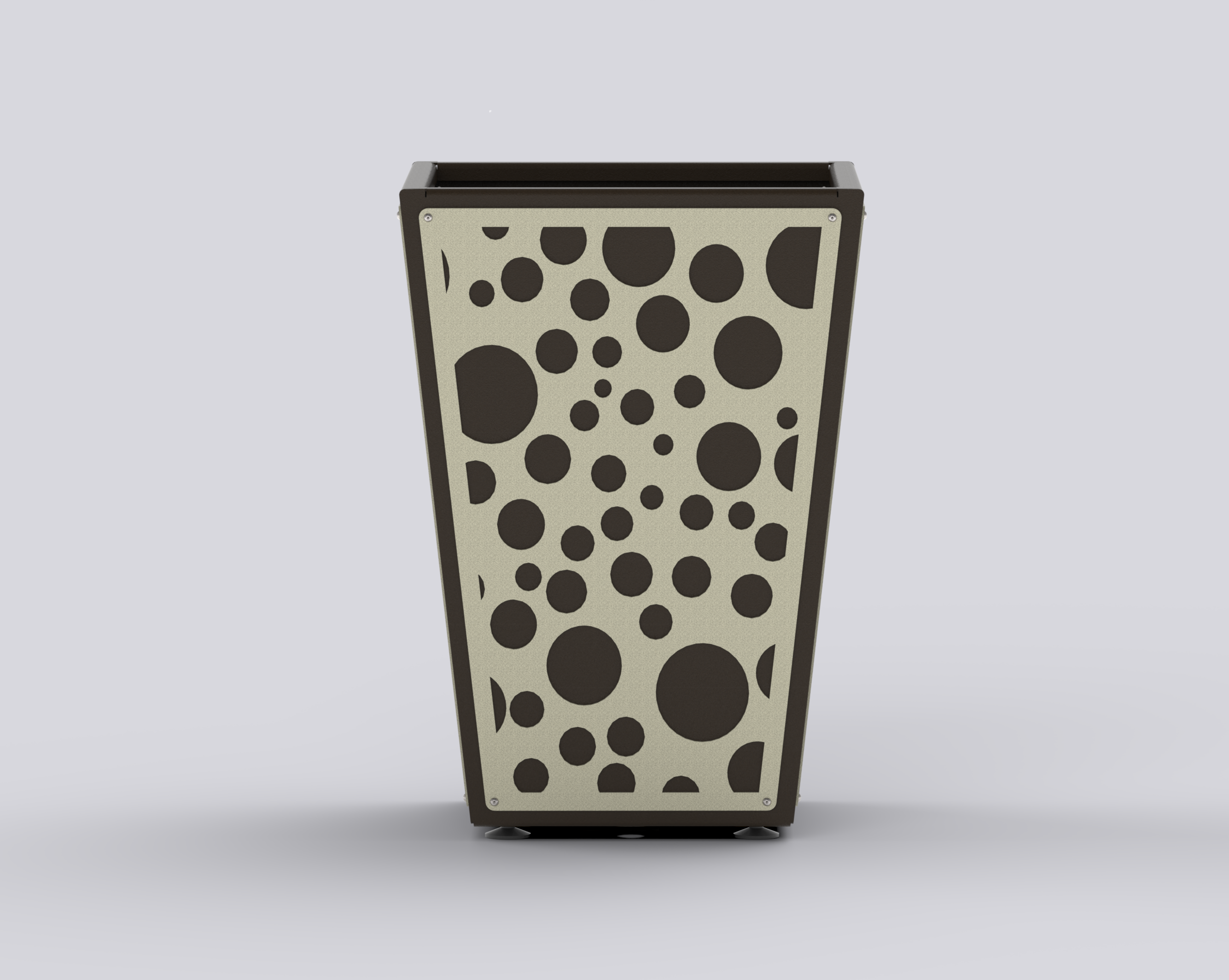 ECLIPSE - Jardinière Prestige - évasé 60x40x40cm