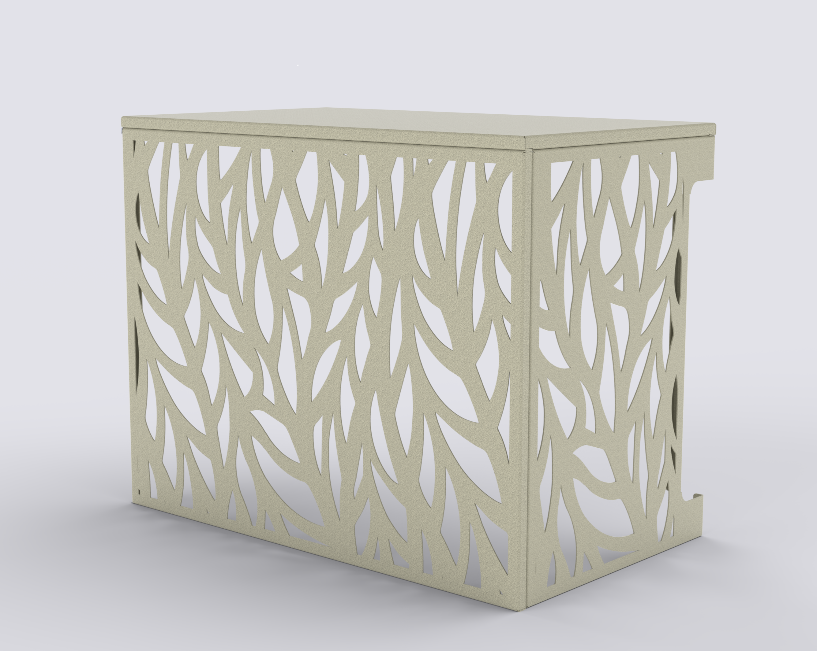 FLOREA - Cache-climatisation en aluminium