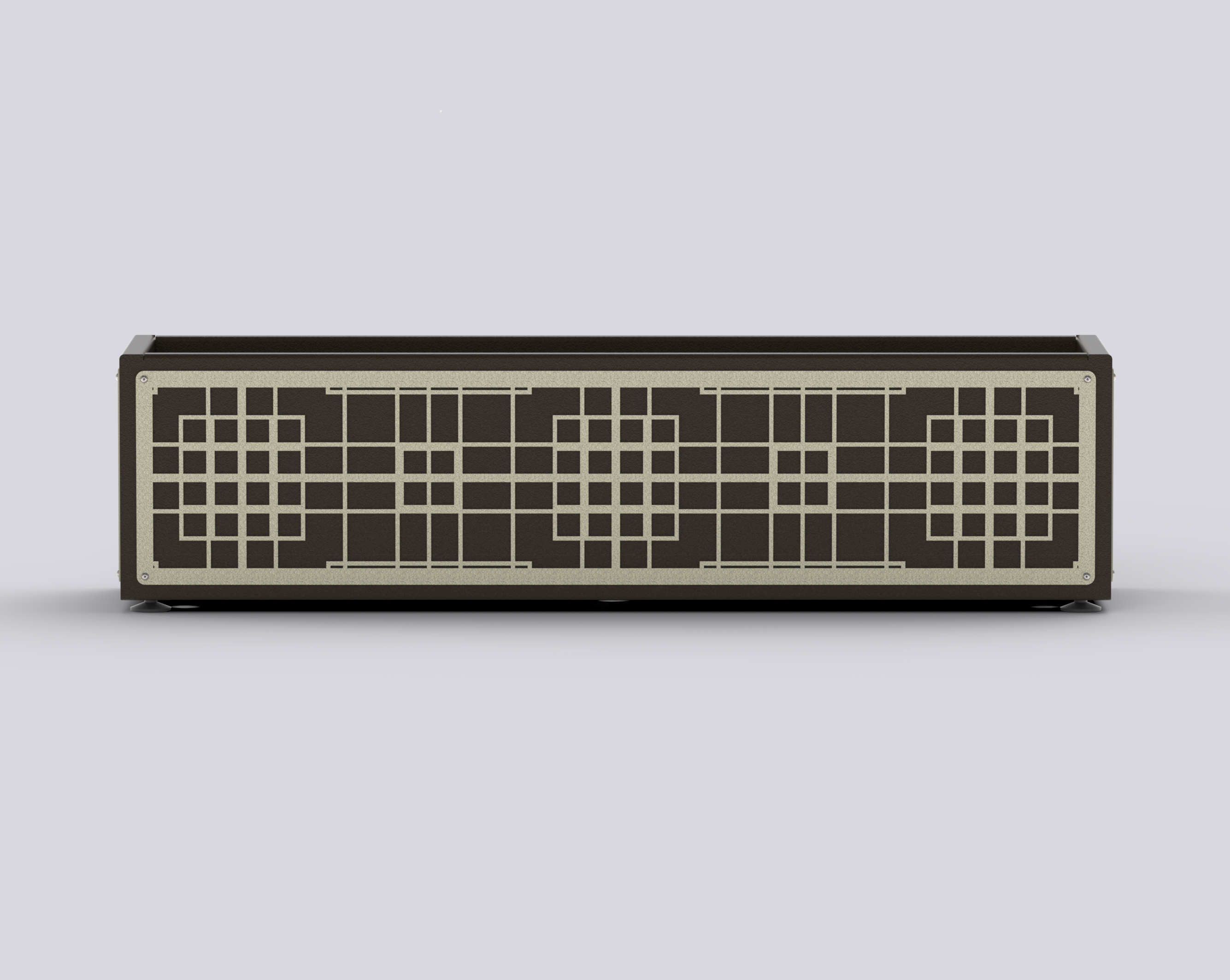 HORIZON - Jardinière Prestige - rectangle bas 30x120x30cm