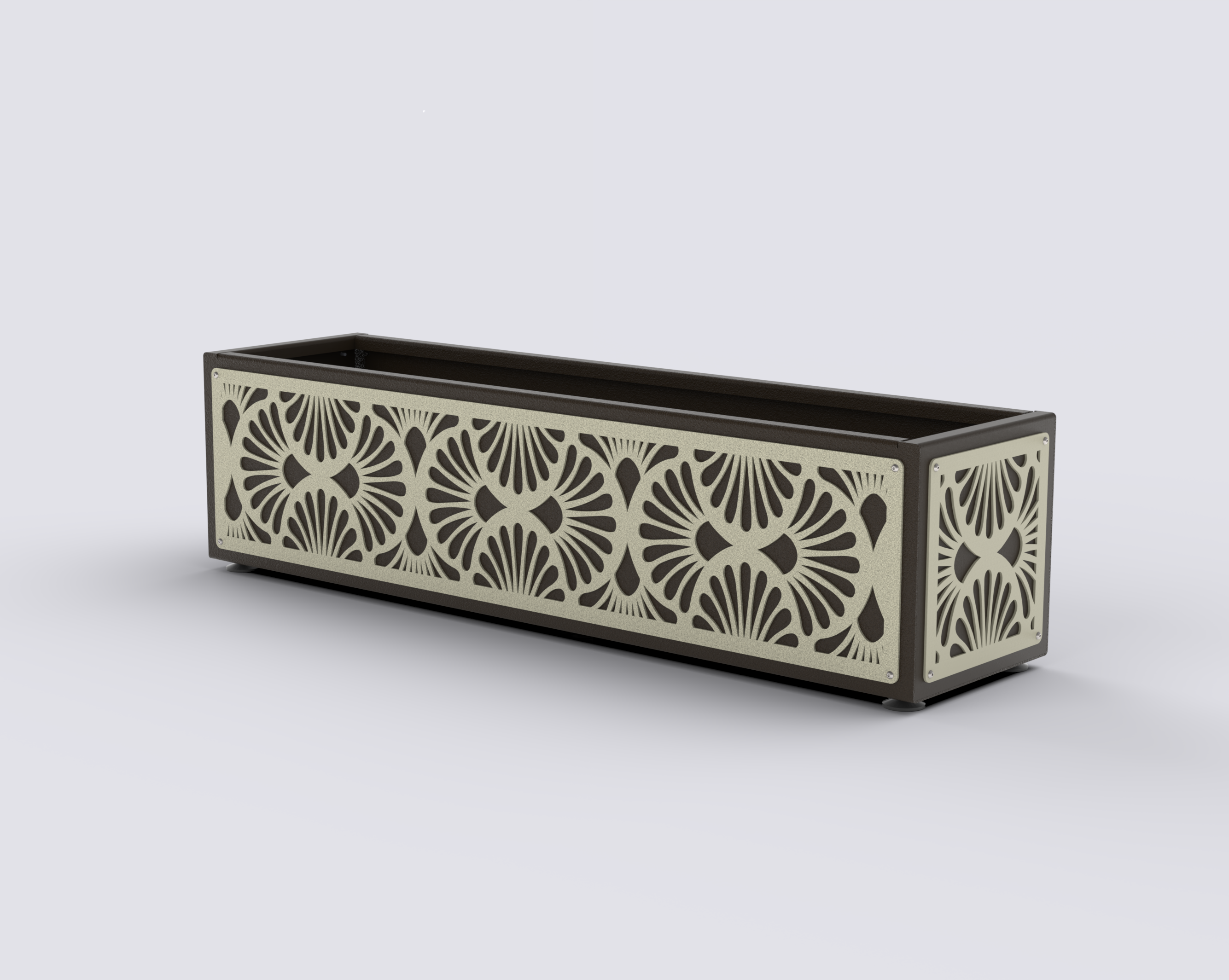BLOOM - Jardinière Prestige - rectangle bas 30x120x30cm