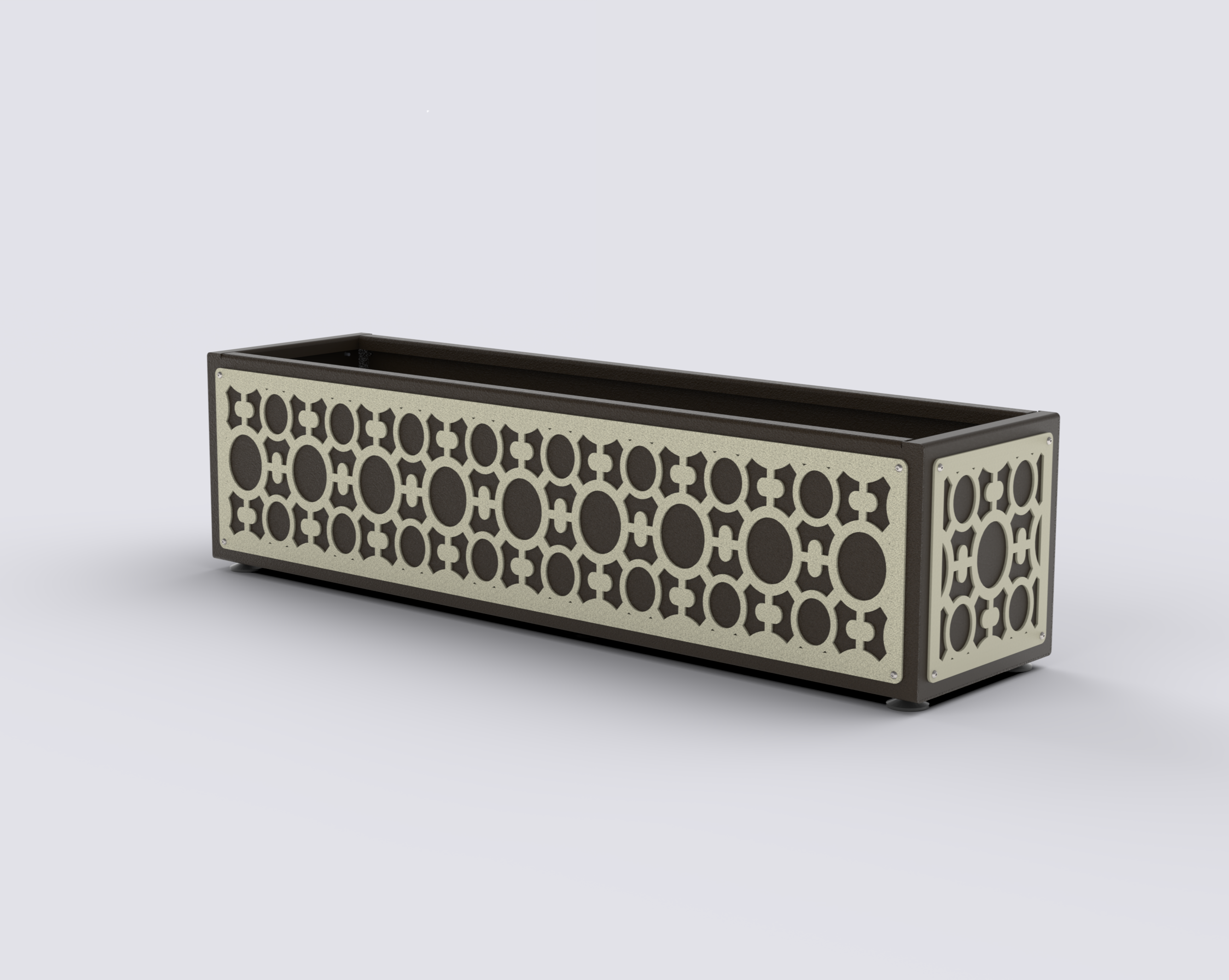EDEN - Jardinière Prestige - rectangle bas 30x145x30cm