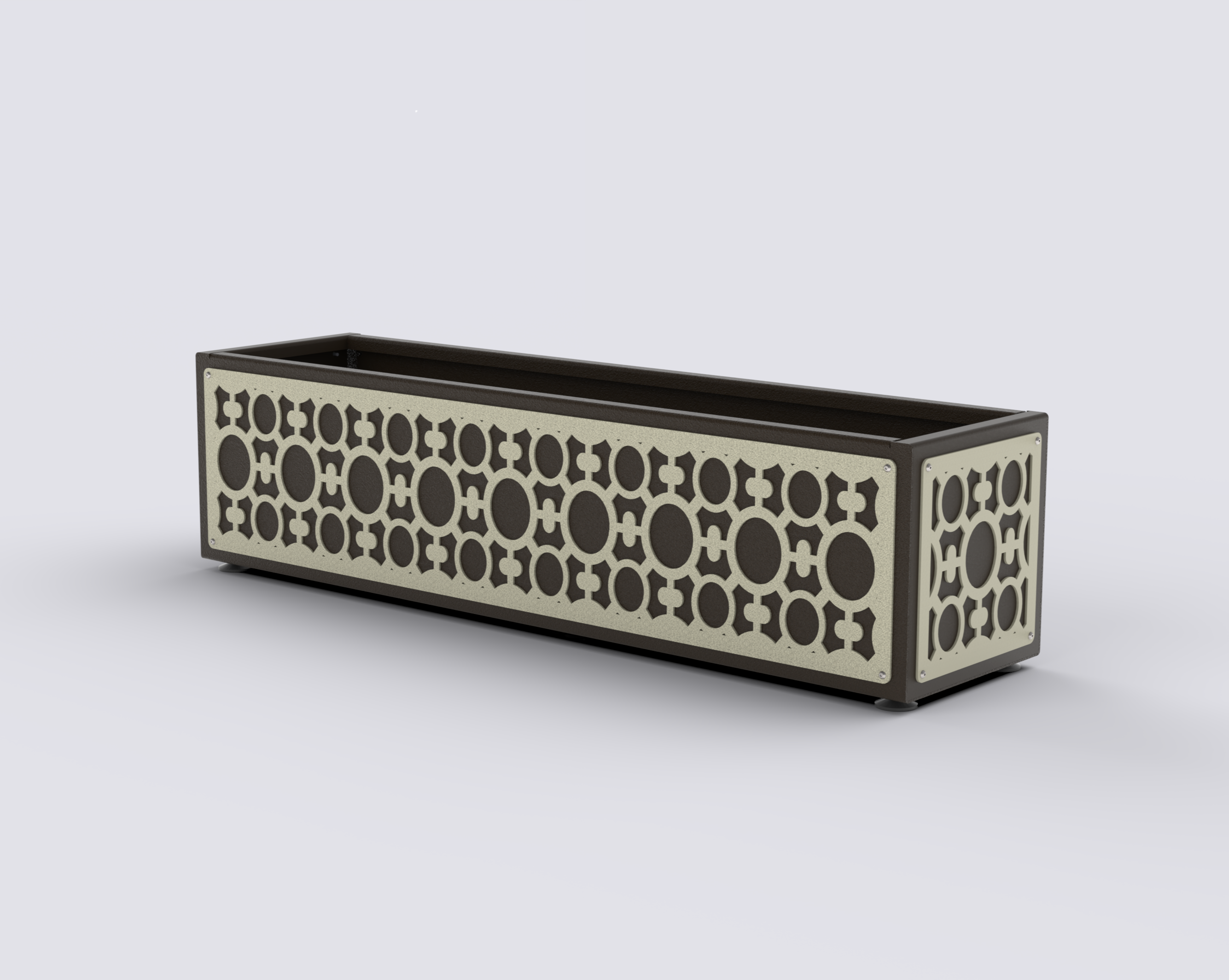 EDEN - Jardinière Prestige - rectangle bas 30x120x30cm