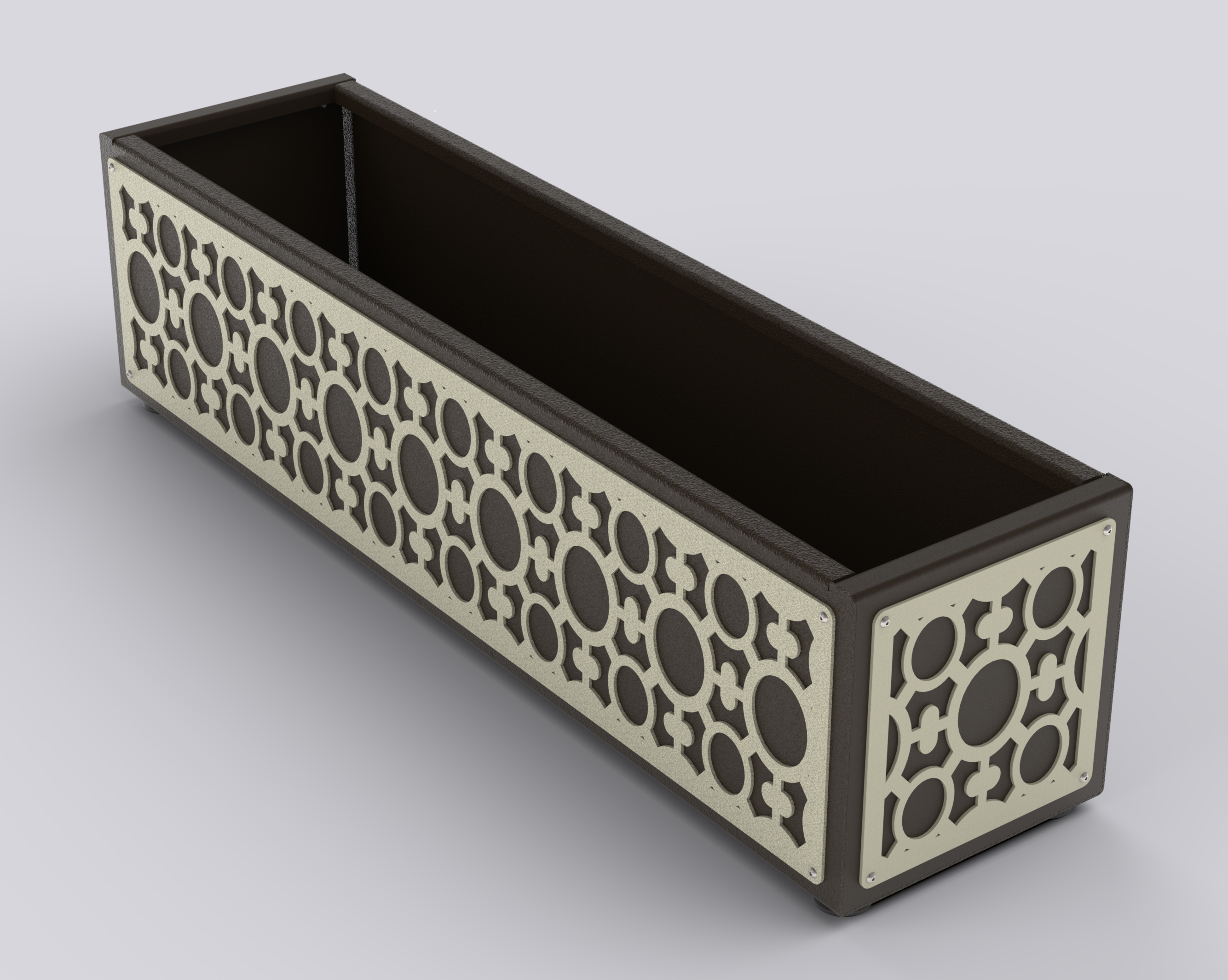 EDEN - Jardinière Prestige - rectangle bas 30x100x30cm