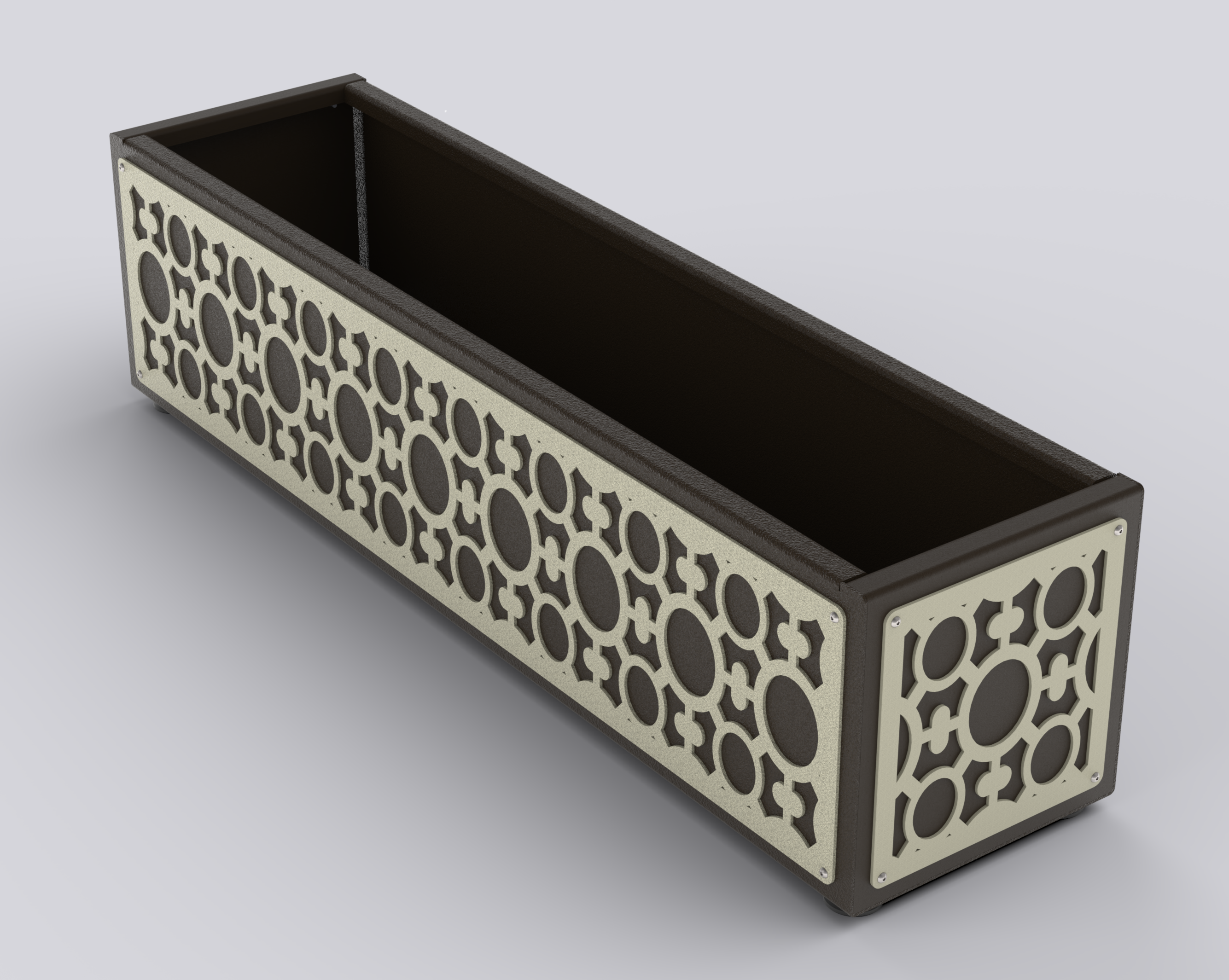 EDEN - Jardinière Prestige - rectangle bas 30x120x30cm