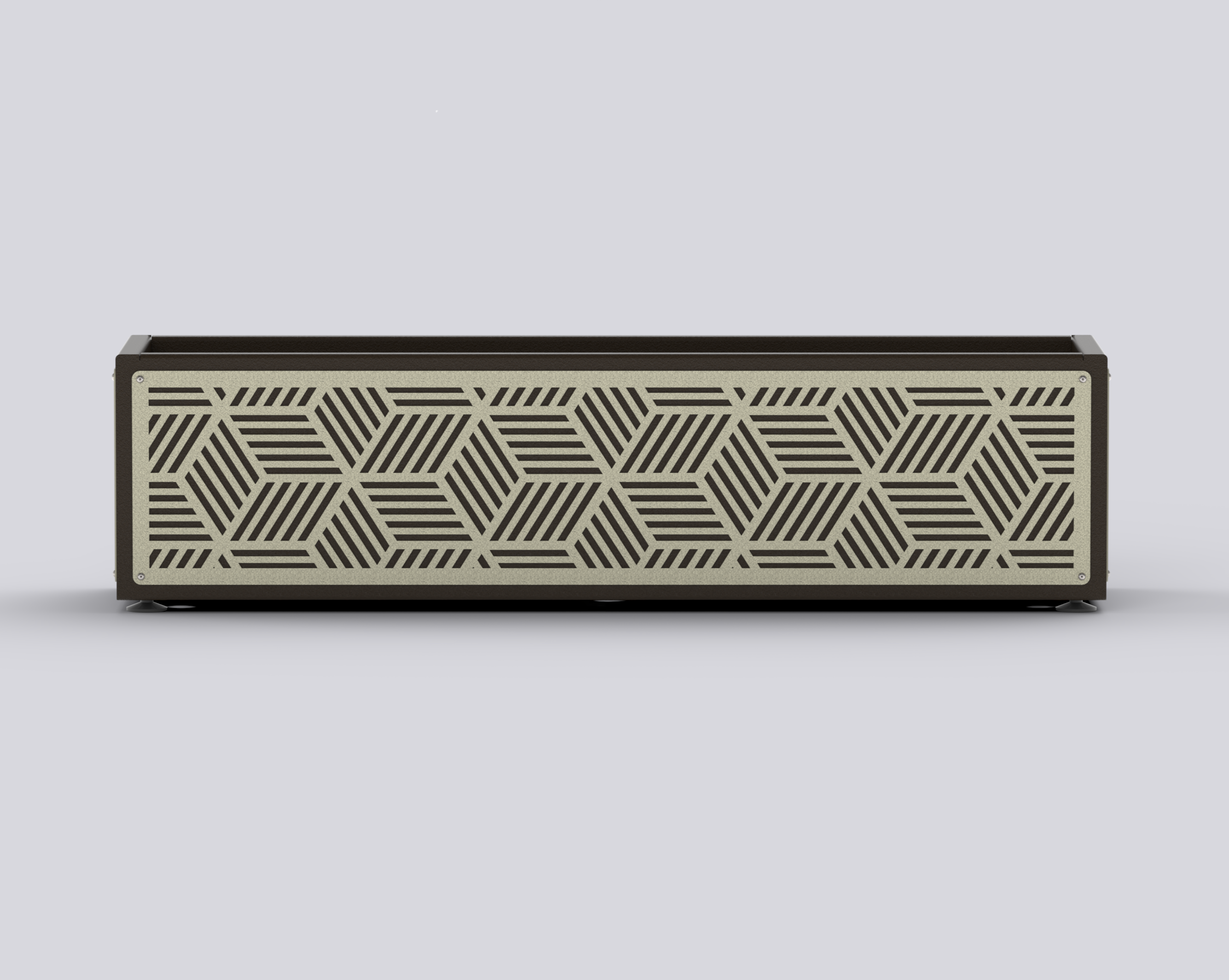 KUB - Jardinière Prestige - rectangle bas 30x120x30cm