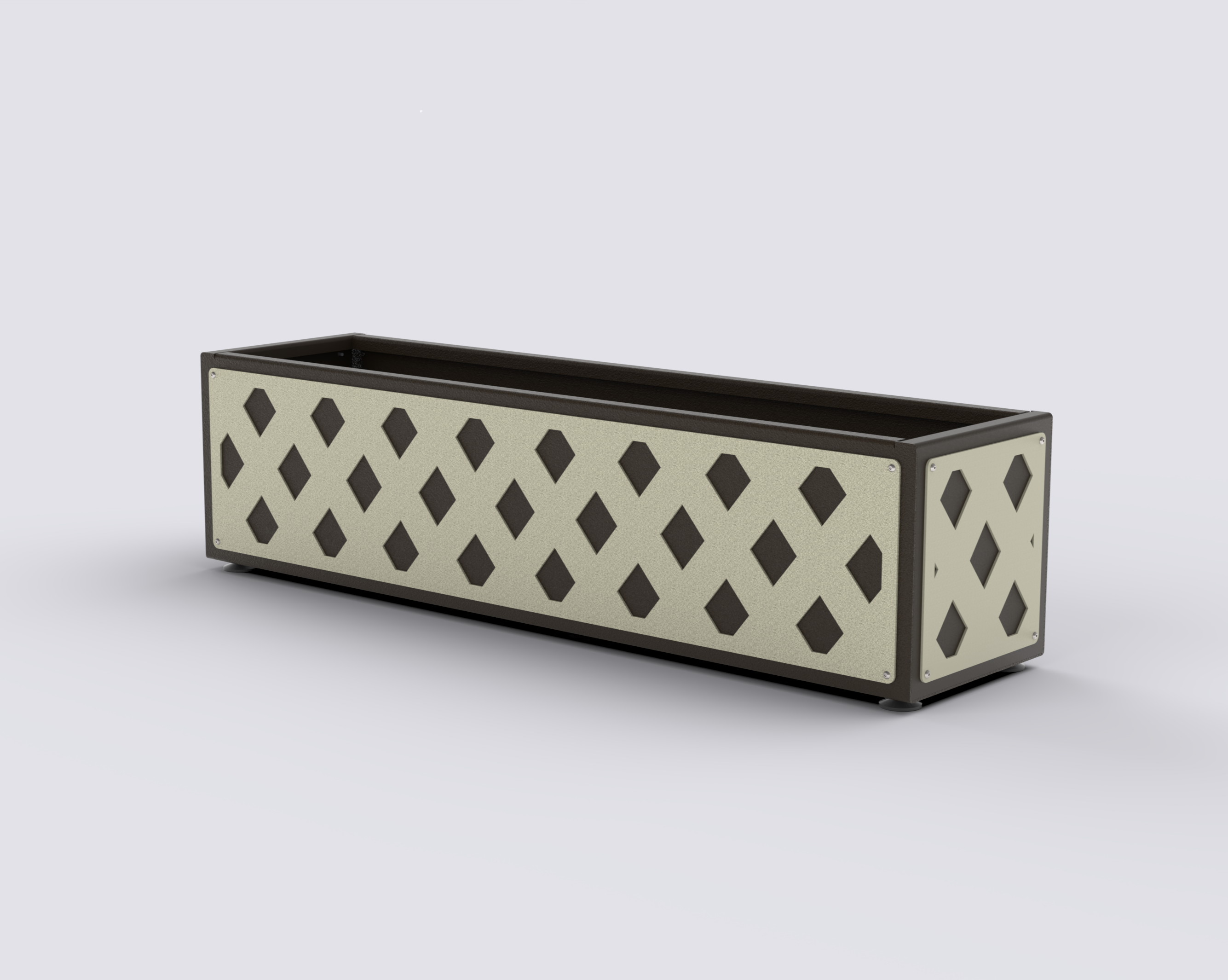 PRISM - Jardinière Prestige - rectangle bas 30x120x30cm