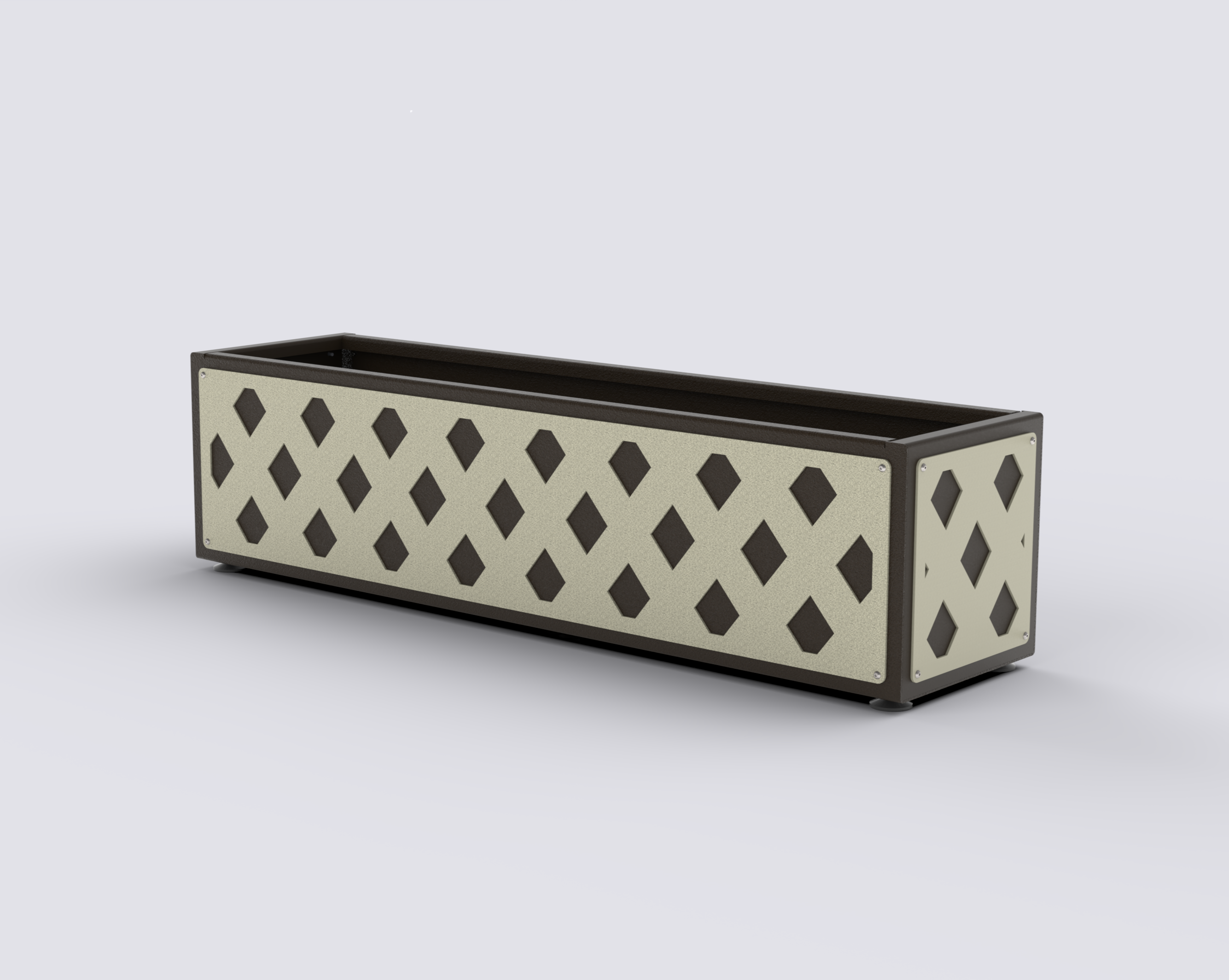 PRISM - Jardinière Prestige - rectangle bas 30x145x30cm