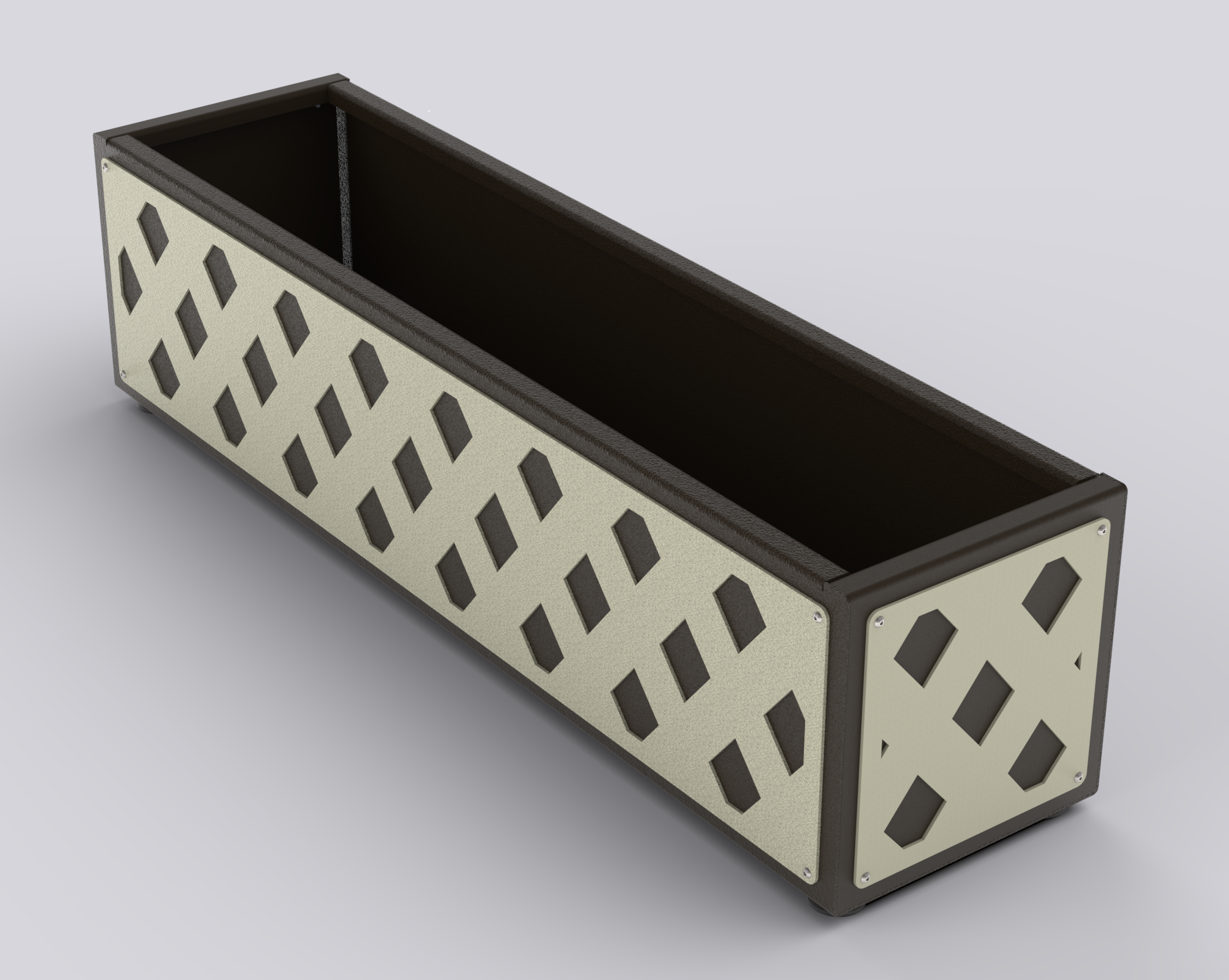 PRISM - Jardinière Prestige - rectangle bas 30x120x30cm