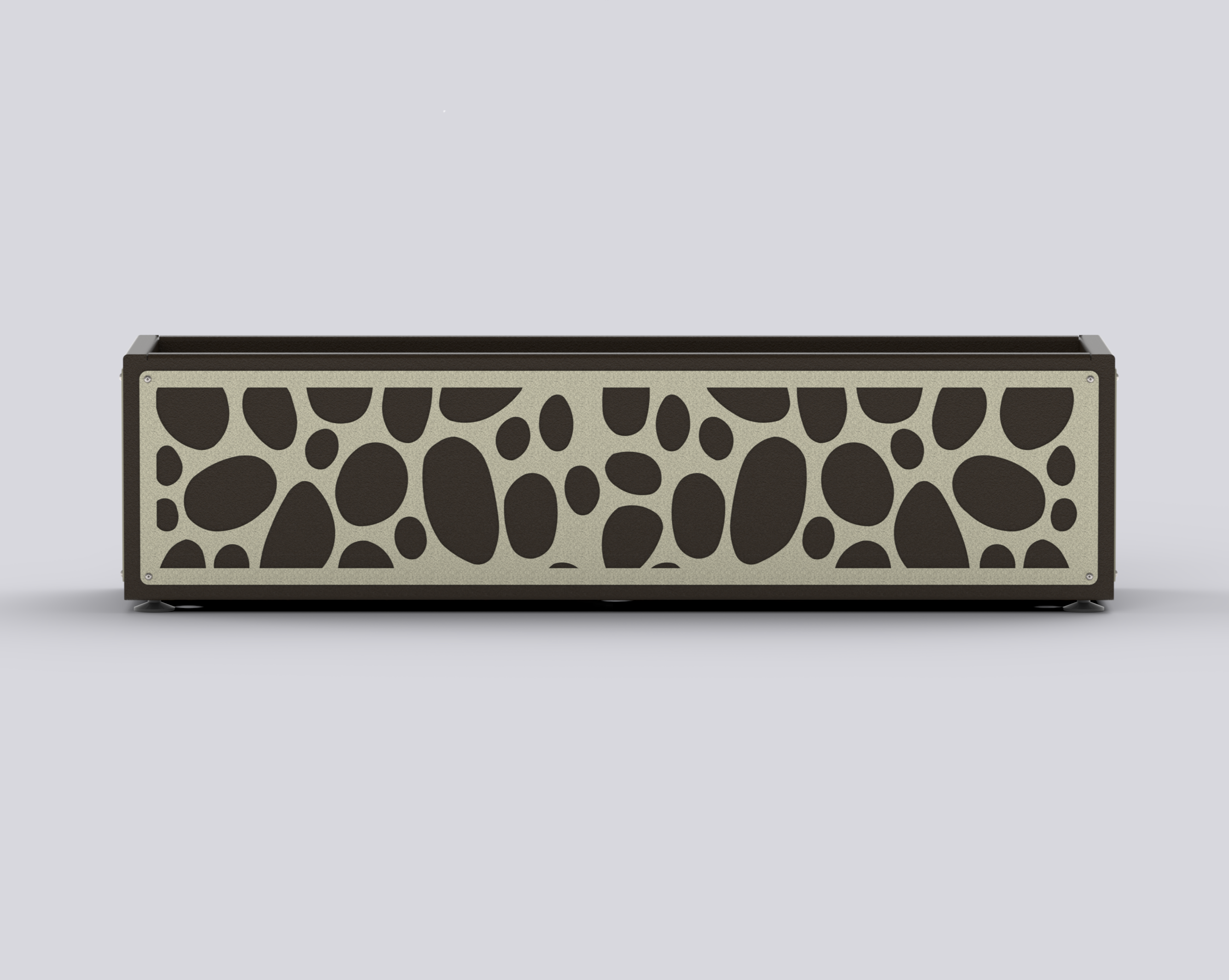 RIVIERA - Jardinière Prestige - rectangle bas 30x100x30cm