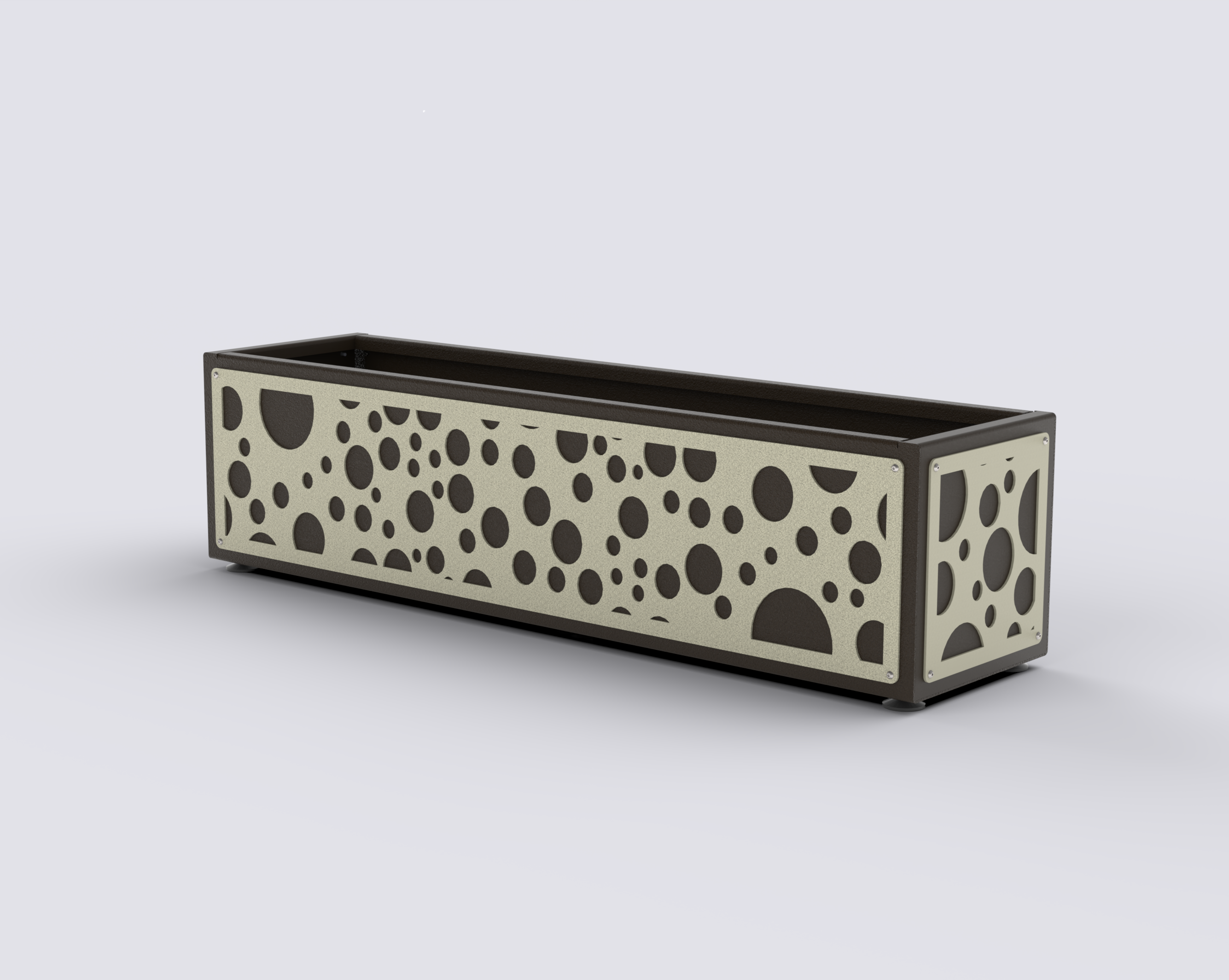 ECLIPSE - Jardinière Prestige - rectangle bas 30x100x30cm