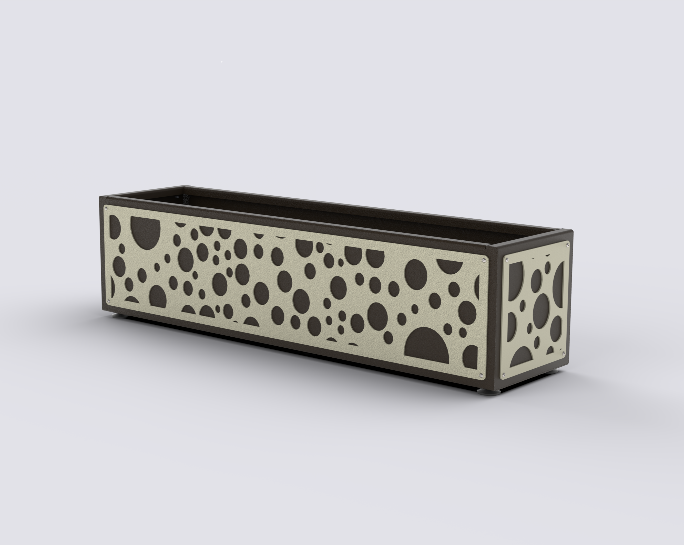 ECLIPSE - Jardinière Prestige - rectangle bas 30x120x30cm