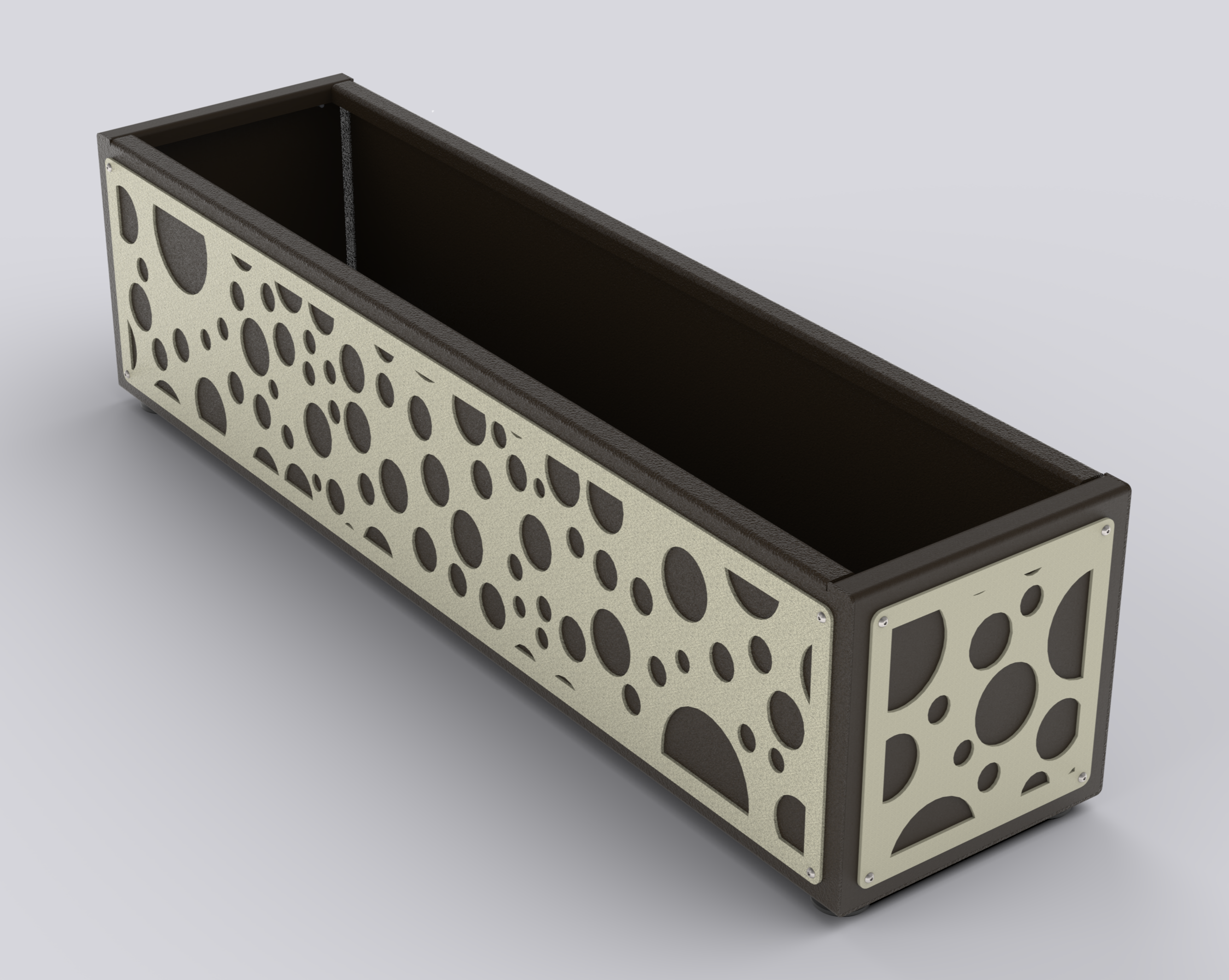 ECLIPSE - Jardinière Prestige - rectangle bas 30x100x30cm