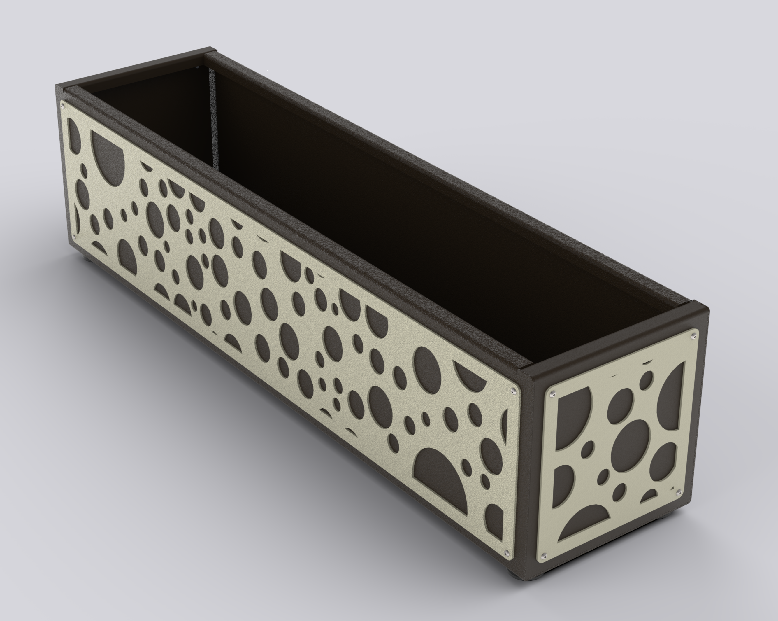 ECLIPSE - Jardinière Prestige - rectangle bas 30x145x30cm