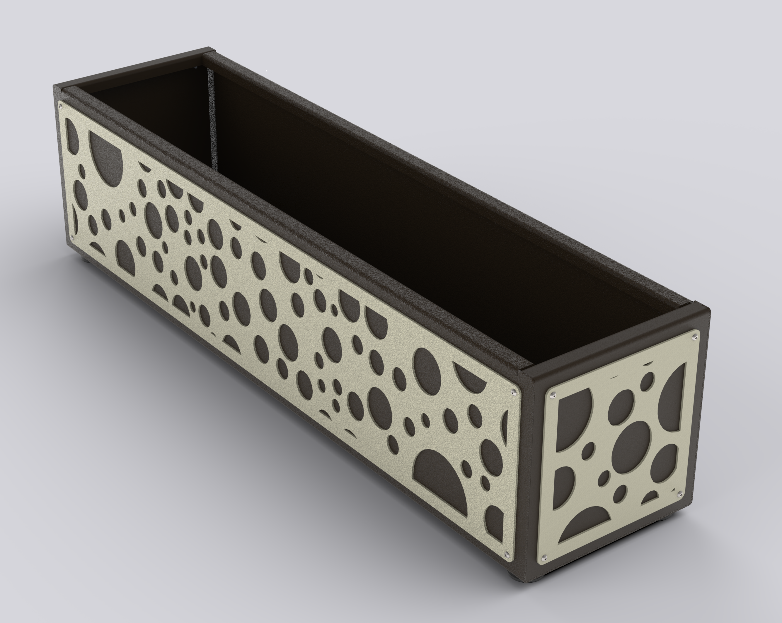 ECLIPSE - Jardinière Prestige - rectangle bas 30x120x30cm