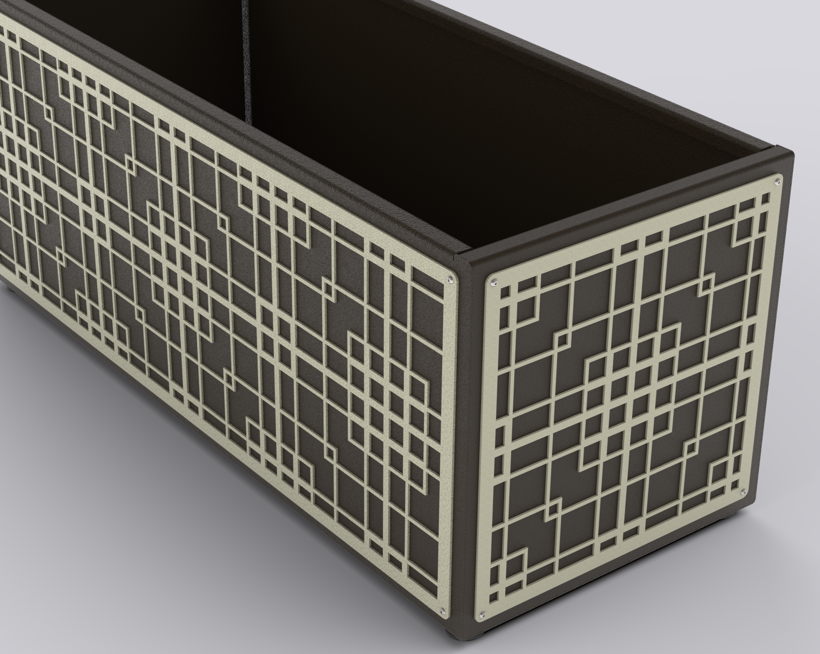 HORIZON - Jardinière Prestige - rectangle 50x120x50cm