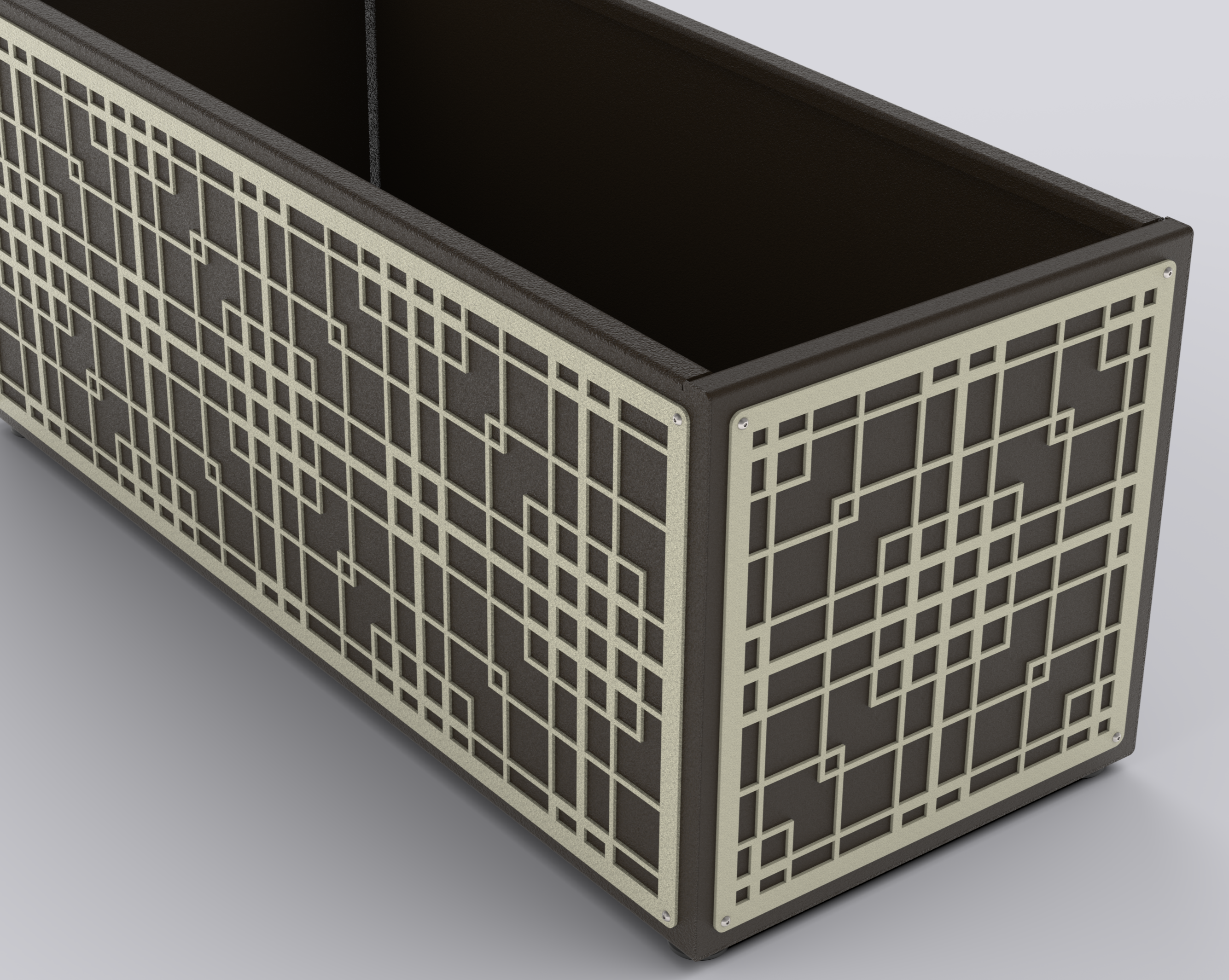HORIZON - Jardinière Prestige - rectangle 50x100x50cm