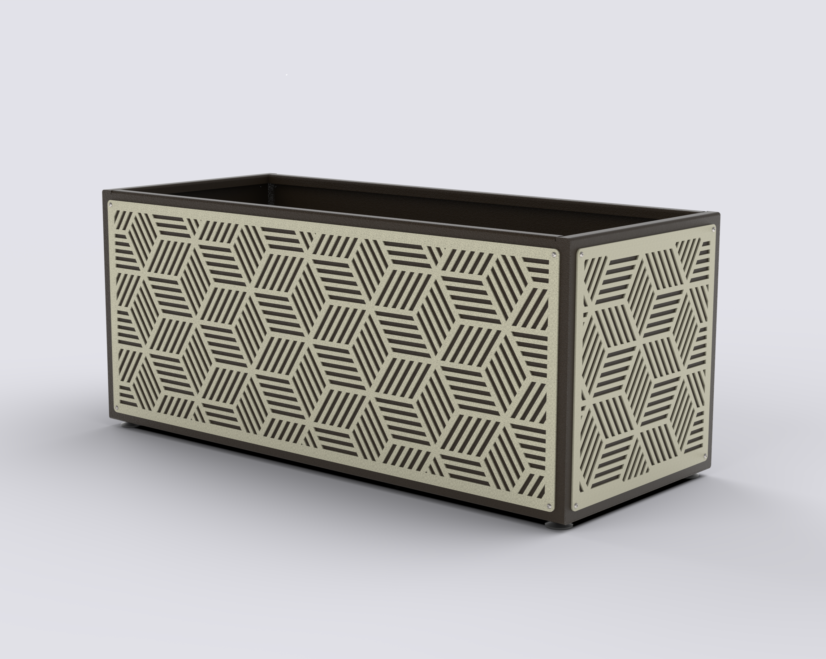 KUB - Jardinière Prestige - rectangle 50x100x50cm