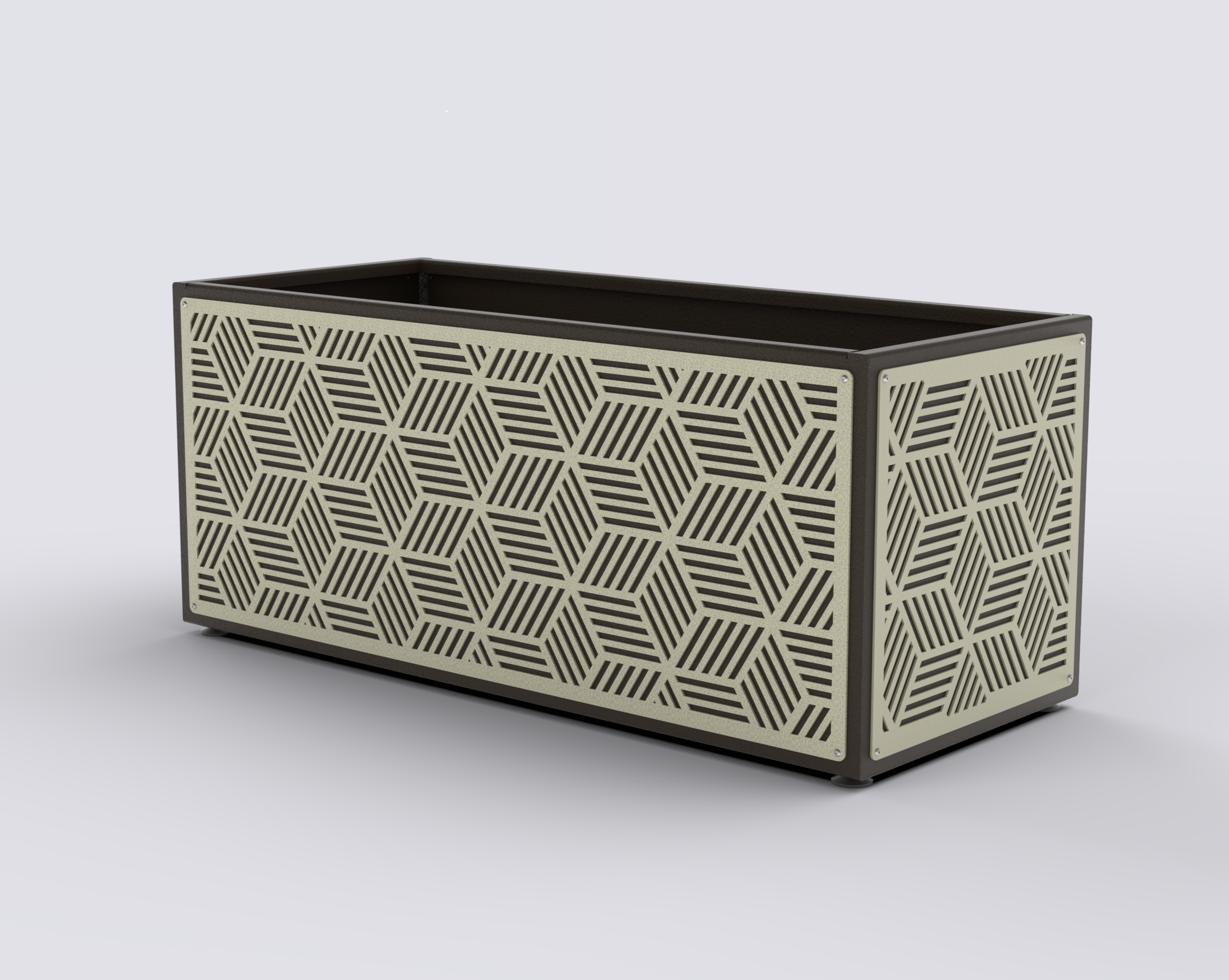 KUB - Jardinière Prestige - rectangle 50x145x50cm