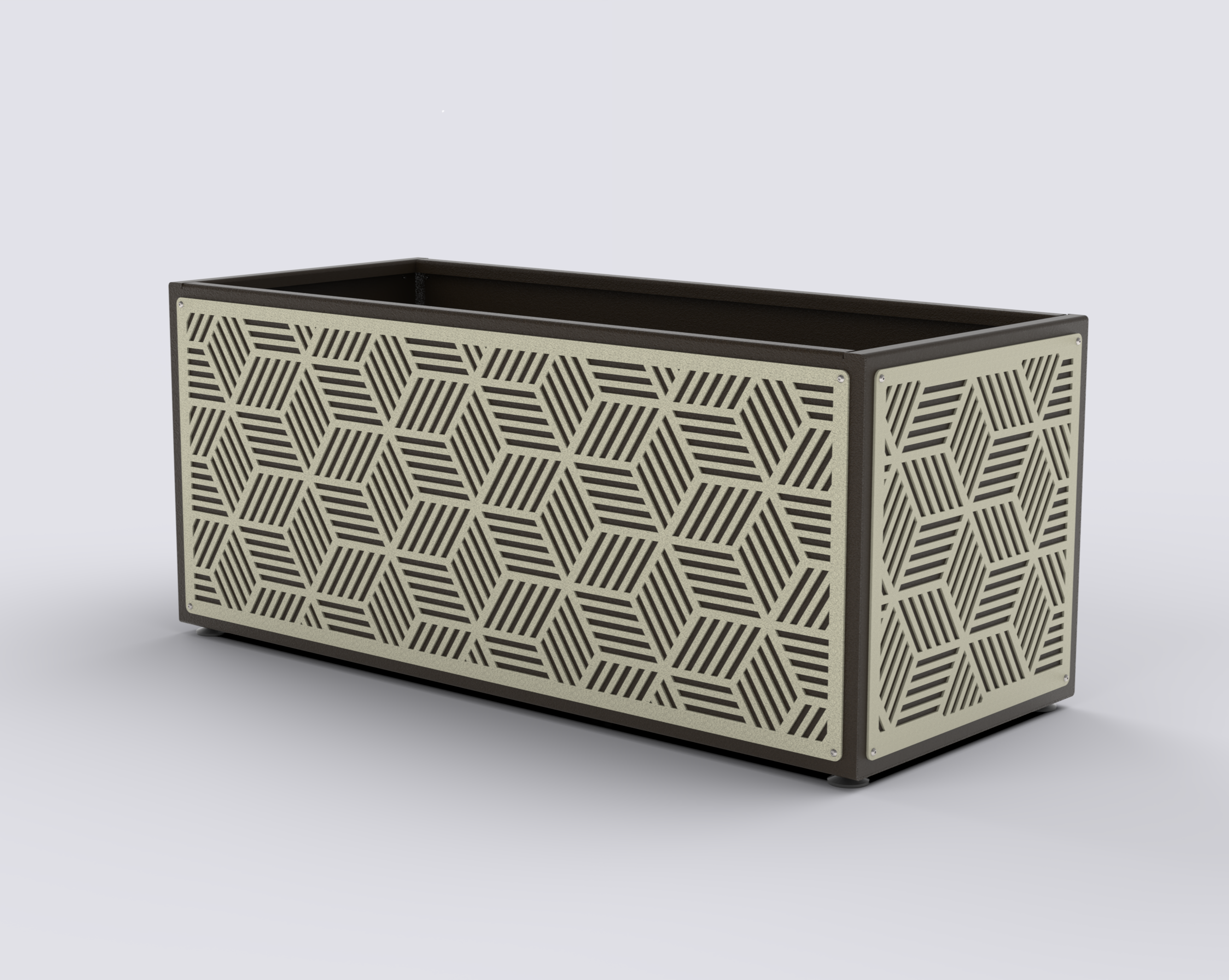 KUB - Jardinière Prestige - rectangle 50x120x50cm