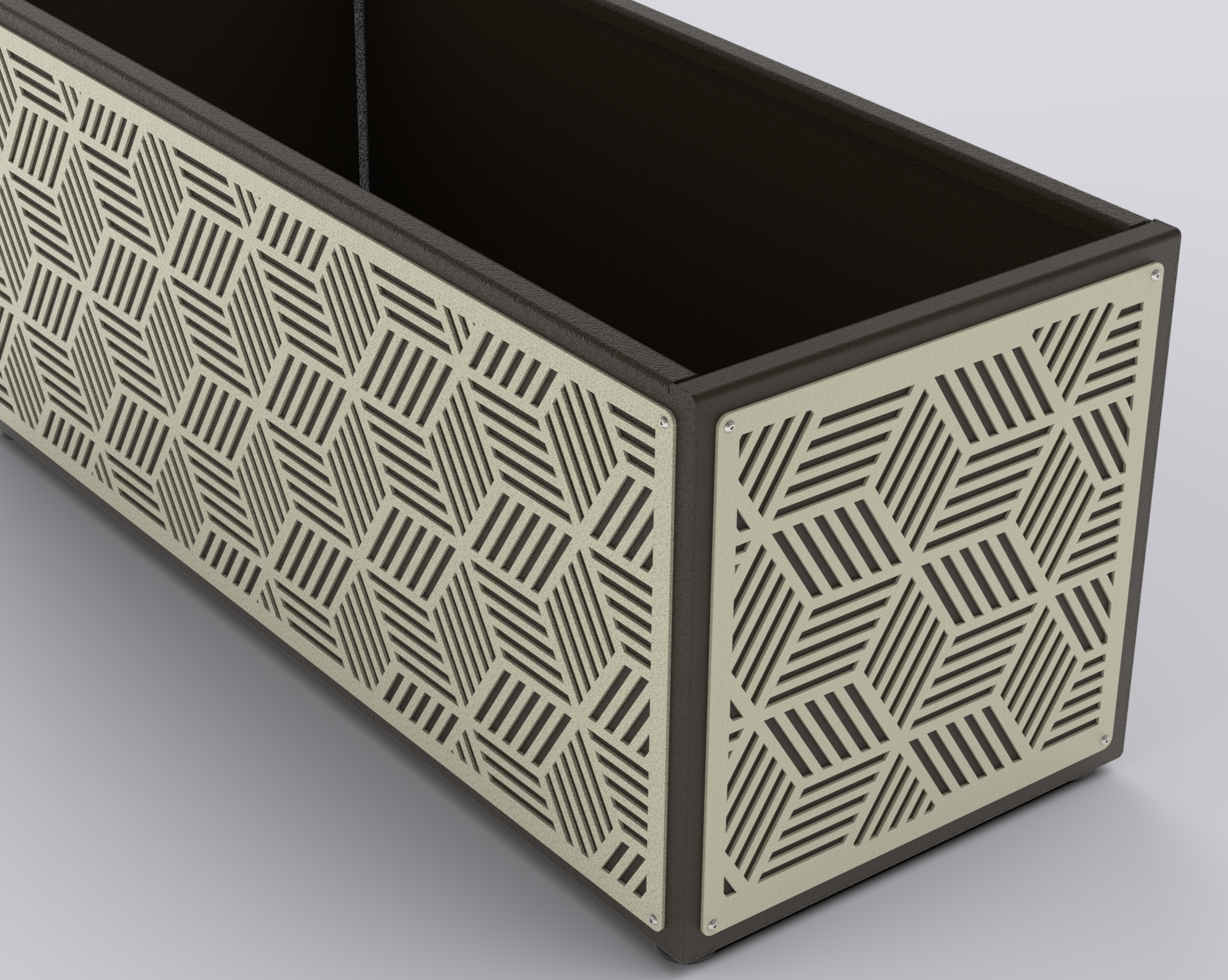 KUB - Jardinière Prestige - rectangle 50x100x50cm