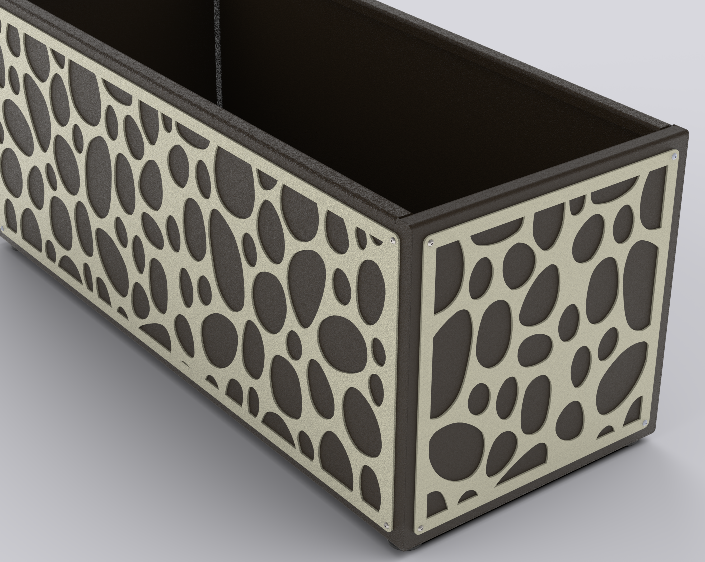 RIVIERA - Jardinière Prestige - rectangle 50x120x50cm