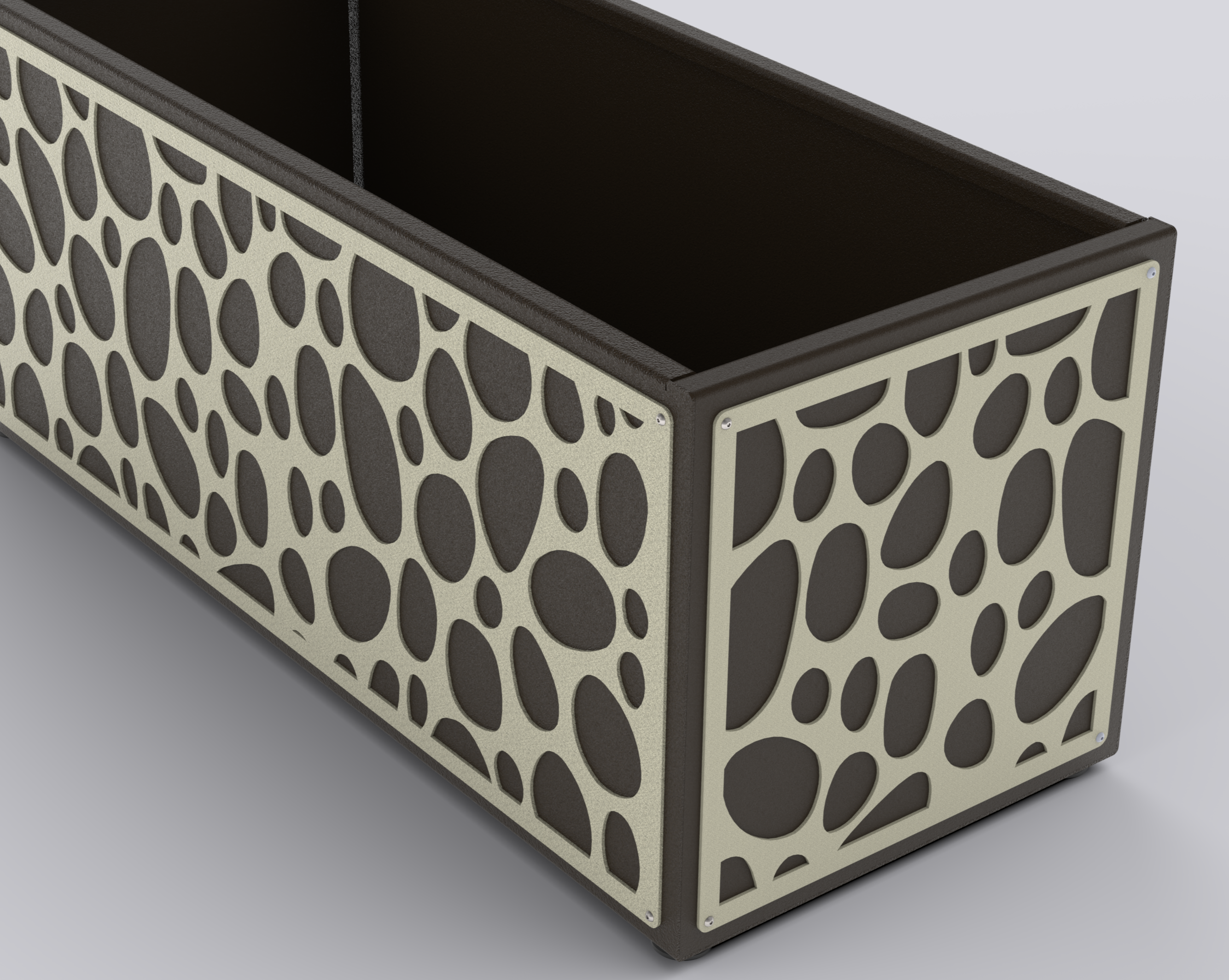 RIVIERA - Jardinière Prestige - rectangle 50x100x50cm